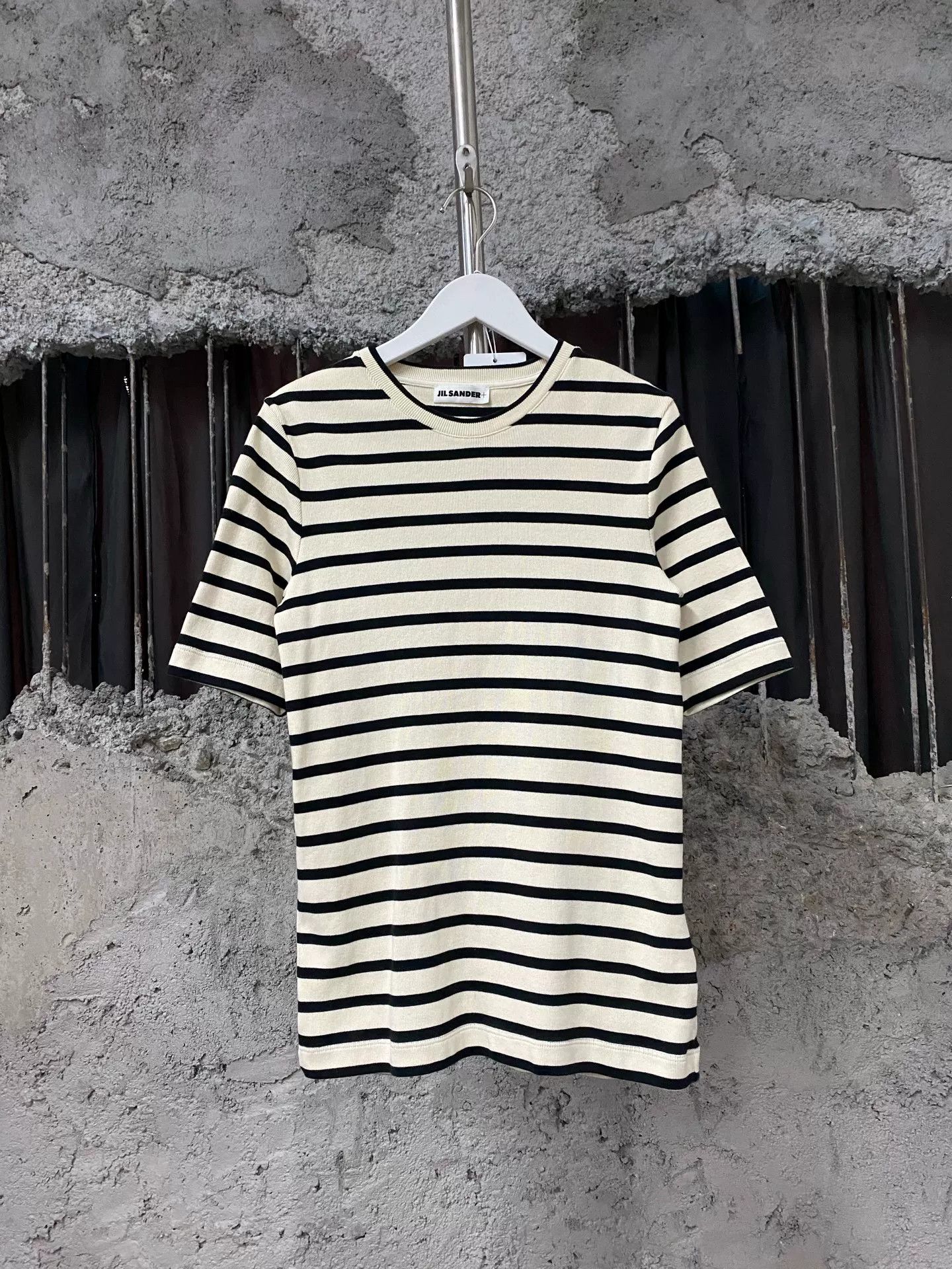 Jil Sander Jil Sander+ Striped Short Sleeve T-Shirt Size M Size US M / EU 48-50 / 2 - 2 Thumbnail