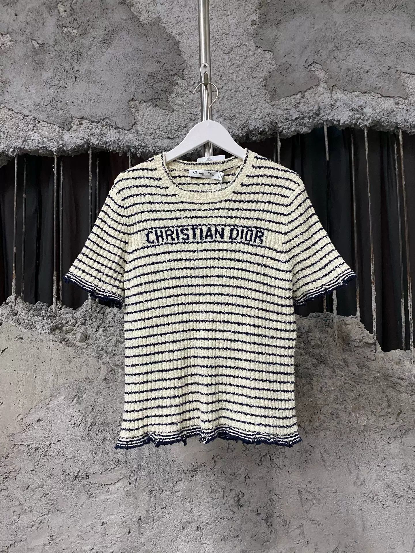 Dior Dior Striped Knit Top Size 42 Size M / US 6-8 / IT 42-44 - 2 Thumbnail
