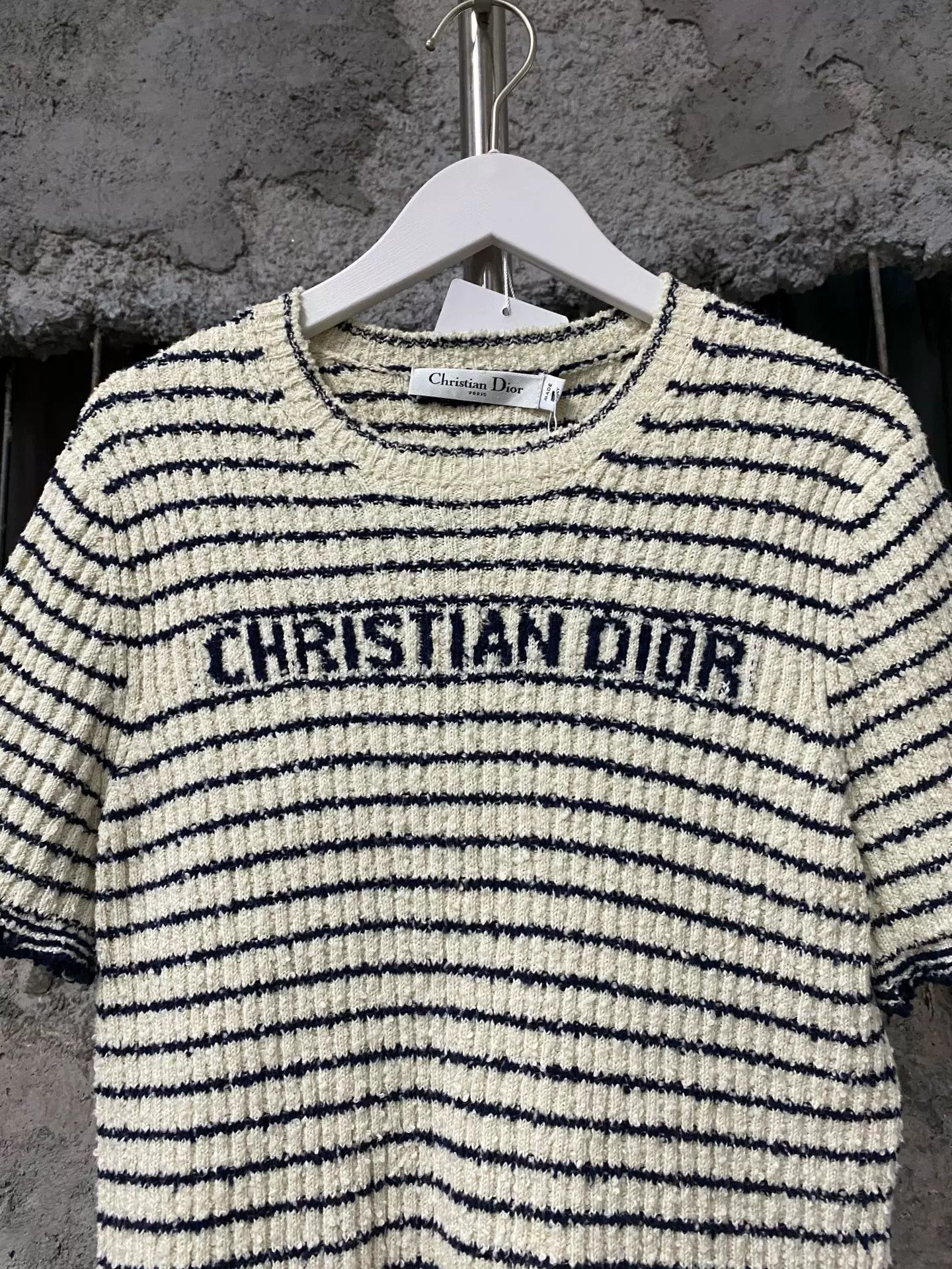 Dior Dior Striped Knit Top Size 42 Size M / US 6-8 / IT 42-44 - 4 Thumbnail