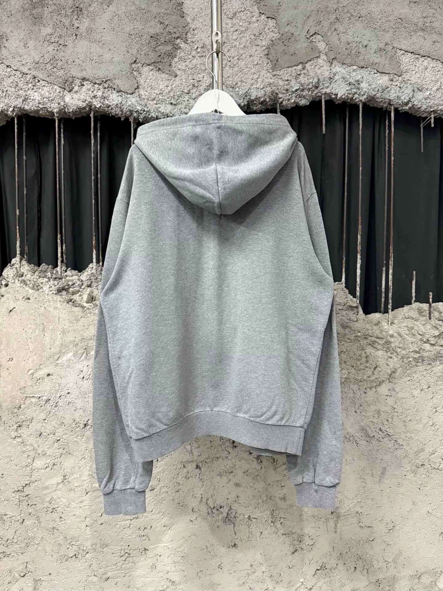 Dolce & Gabbana Dolce & Gabbana Crown Zip-Up Hoodie Gray Size 52 Size US L / EU 52-54 / 3 - 3 Thumbnail