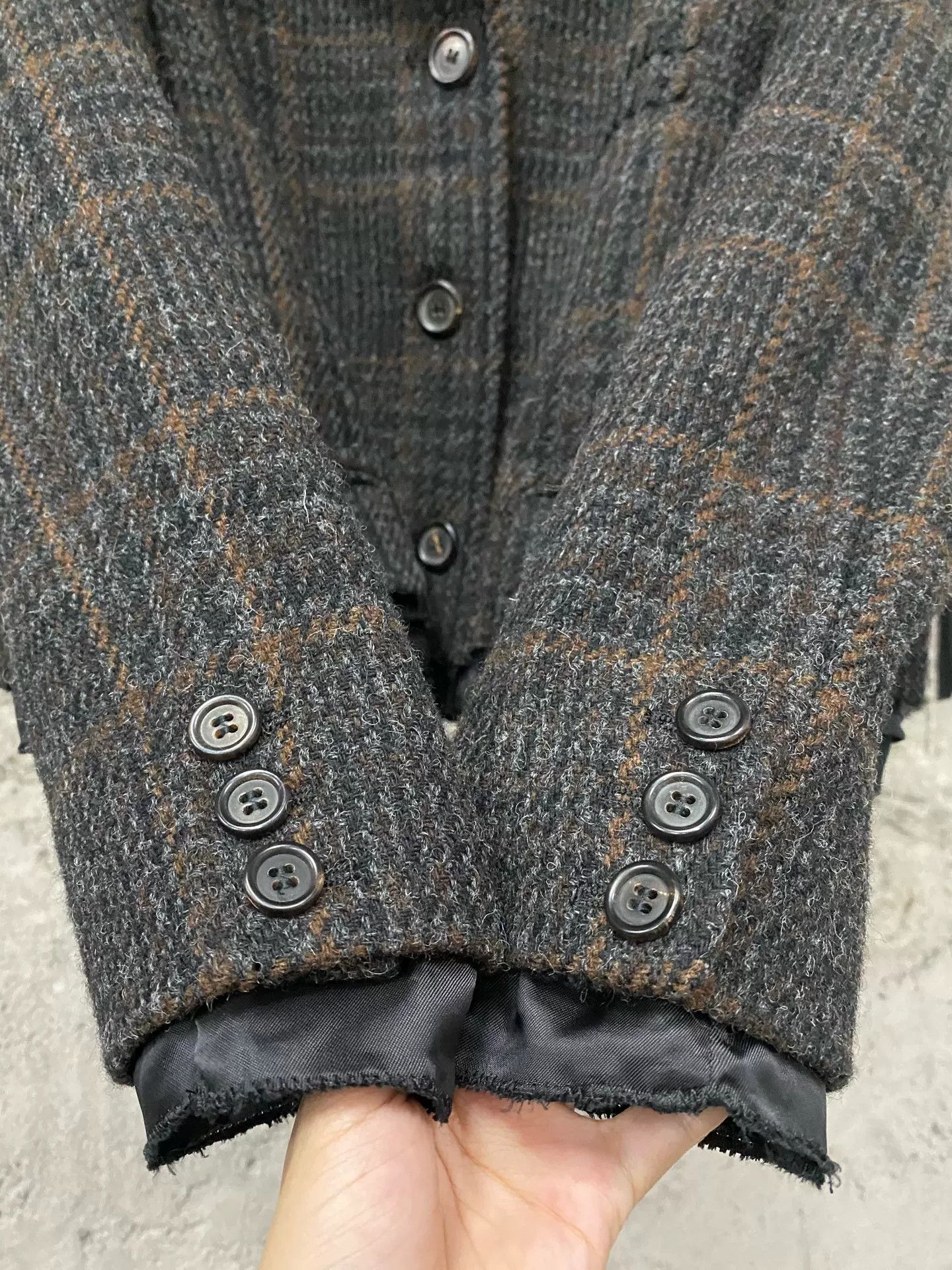 Miu Miu Miu Miu Checked Wool Blazer Size 36 Size XS / US 0-2 / IT 36-38 - 6 Thumbnail