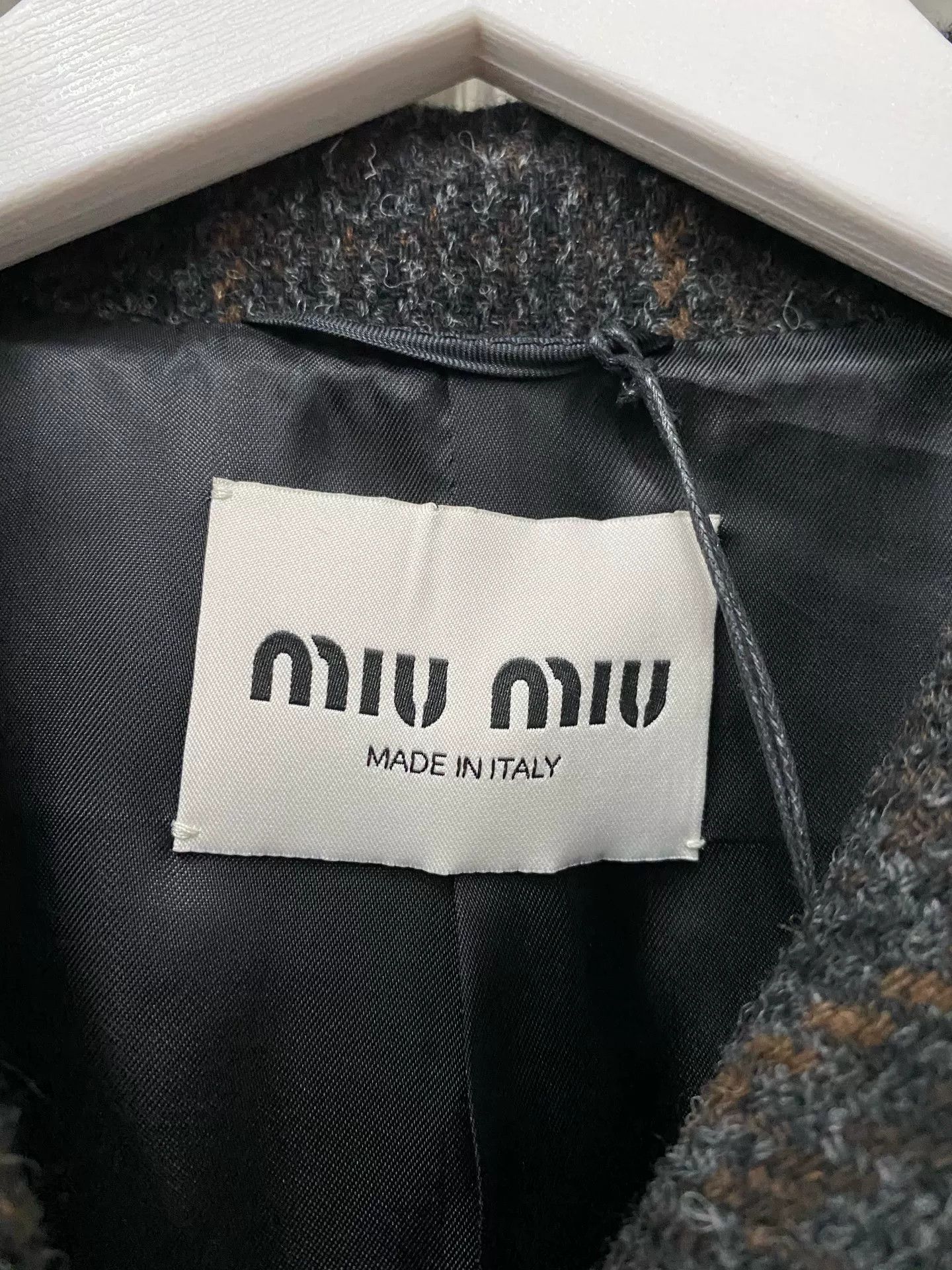Miu Miu Miu Miu Checked Wool Blazer Size 36 Size XS / US 0-2 / IT 36-38 - 7 Thumbnail
