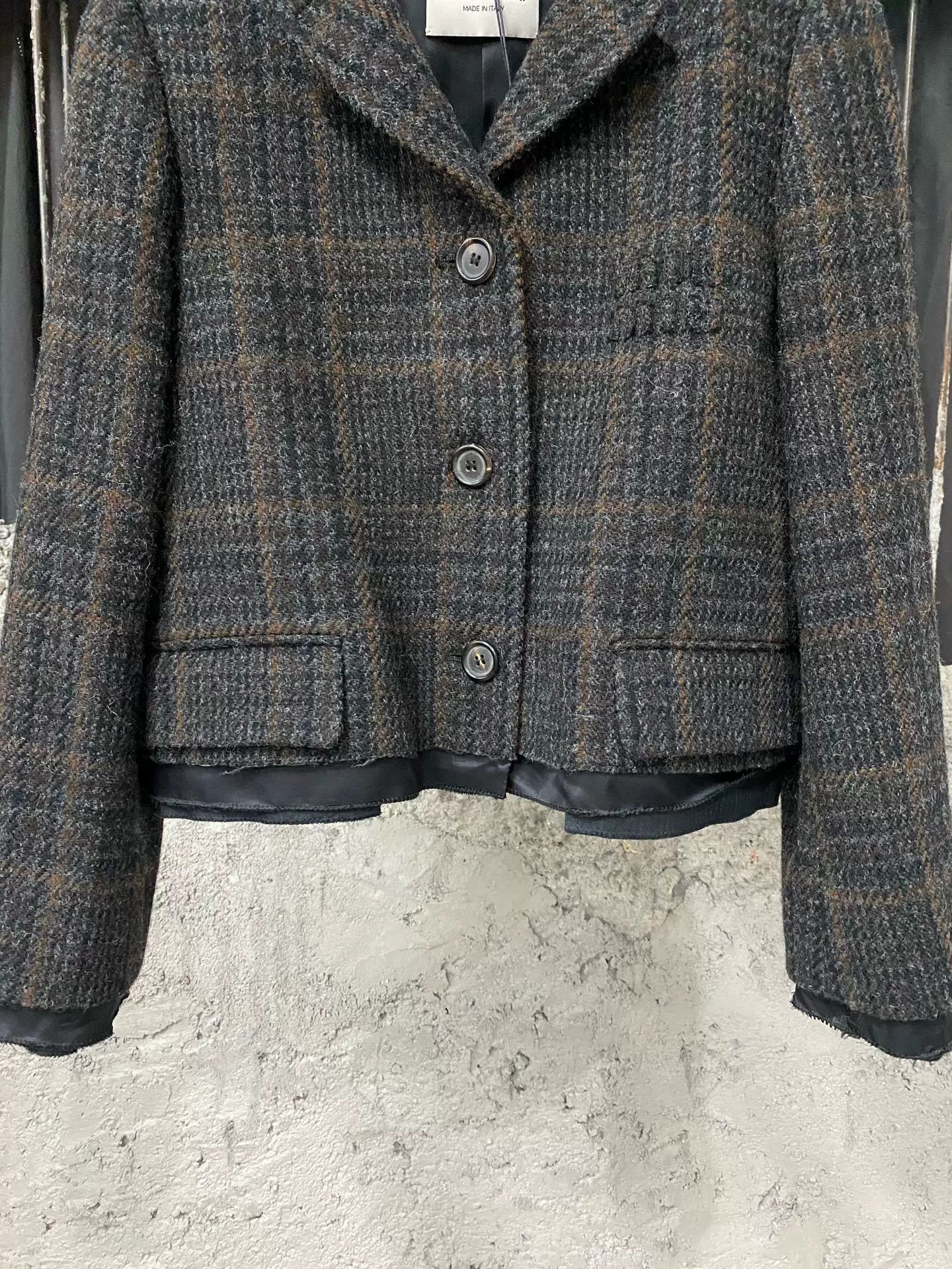 Miu Miu Miu Miu Checked Wool Blazer Size 36 Size XS / US 0-2 / IT 36-38 - 5 Thumbnail