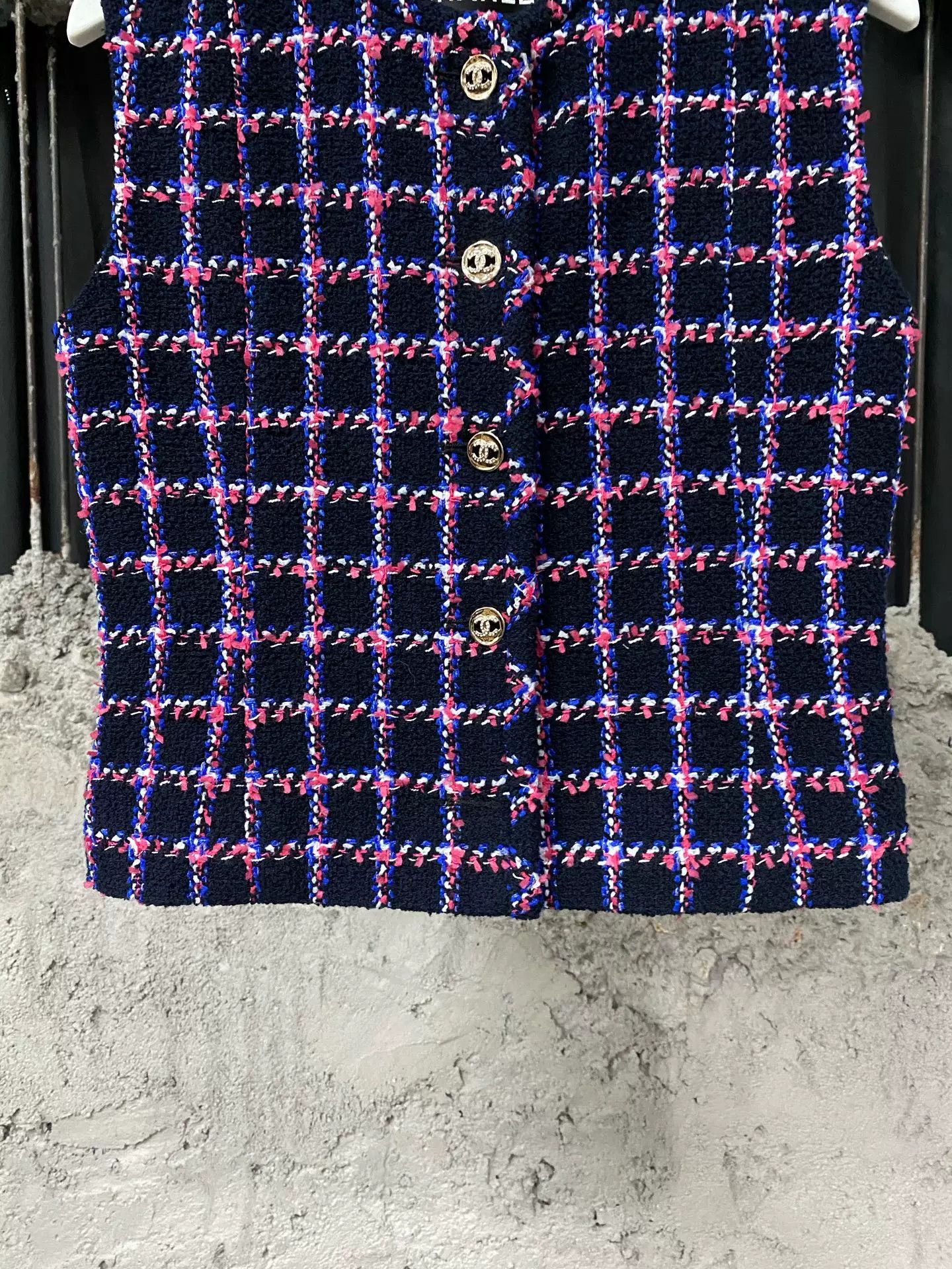 Chanel Chanel Check Tweed Vest Size 34 Size XS / US 0-2 / IT 36-38 - 5 Thumbnail
