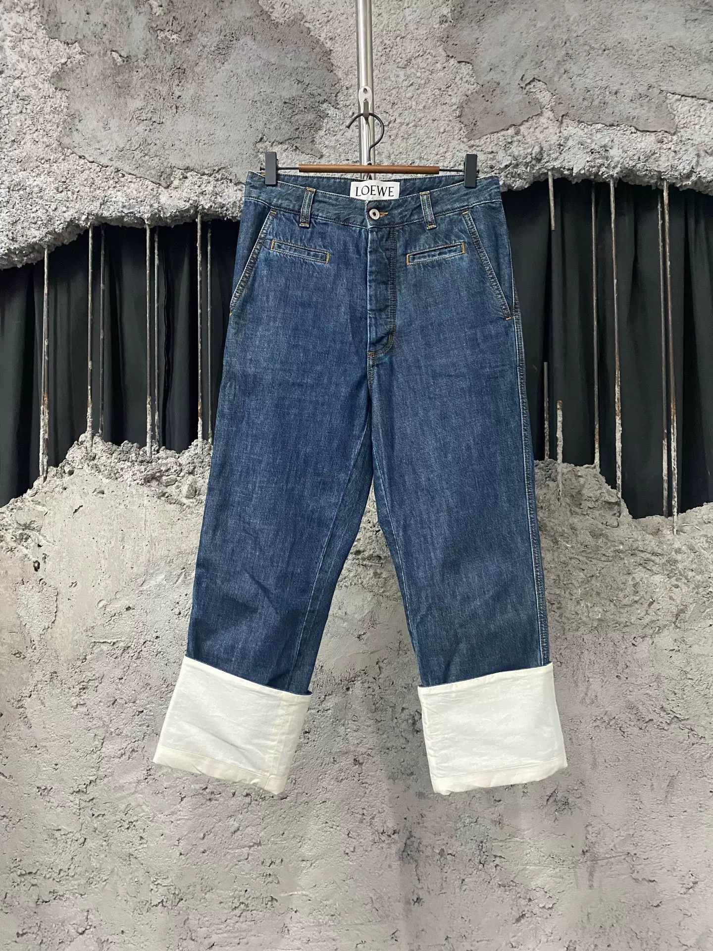 Loewe Loewe Fisherman Cuff Jeans Size 34 Size 24" / US 00 / IT 34 - 2 Thumbnail