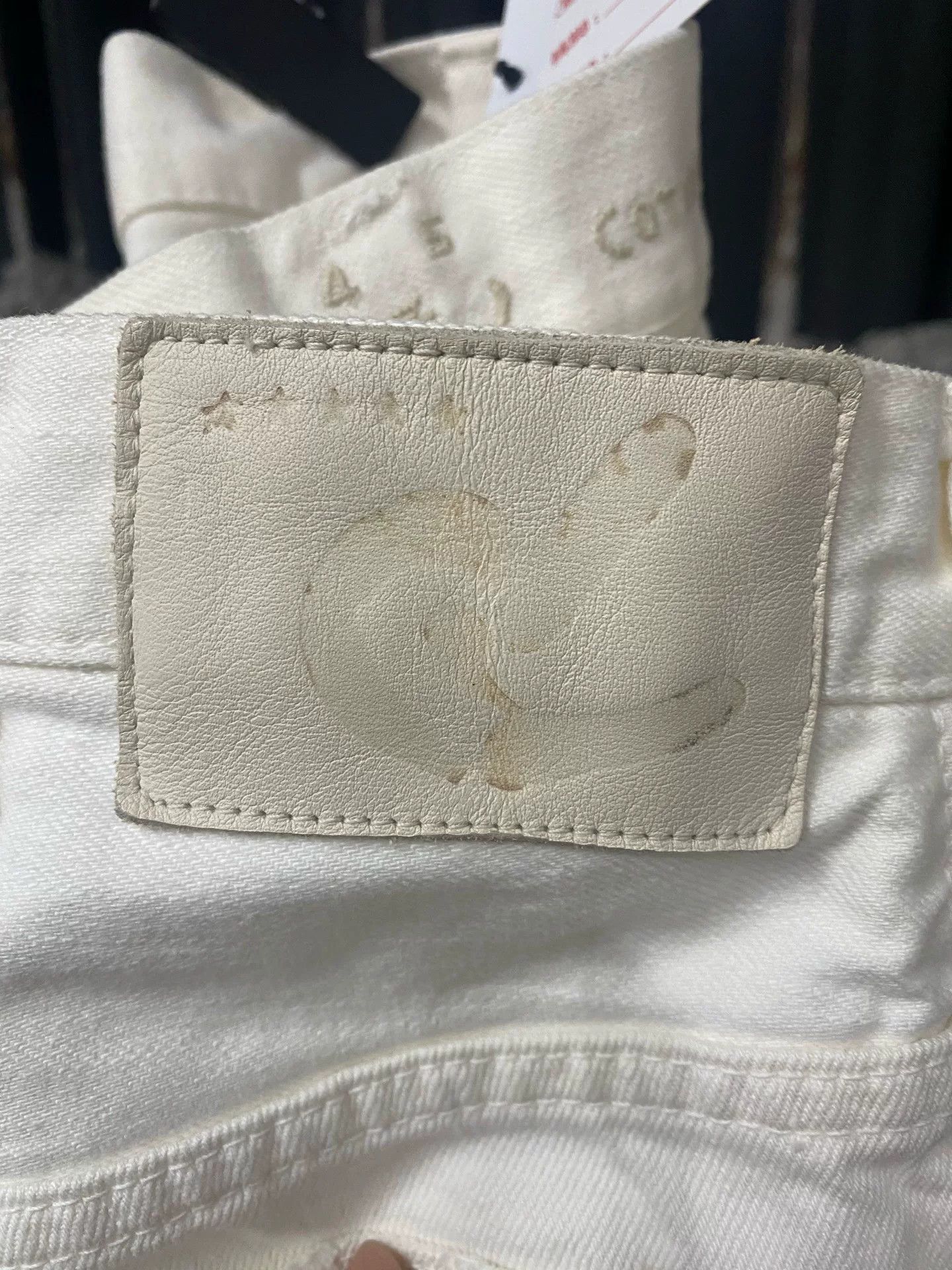 45rpm 45R White Raw Hem Denim Jeans Size 30 Size US 30 / EU 46 - 6 Thumbnail