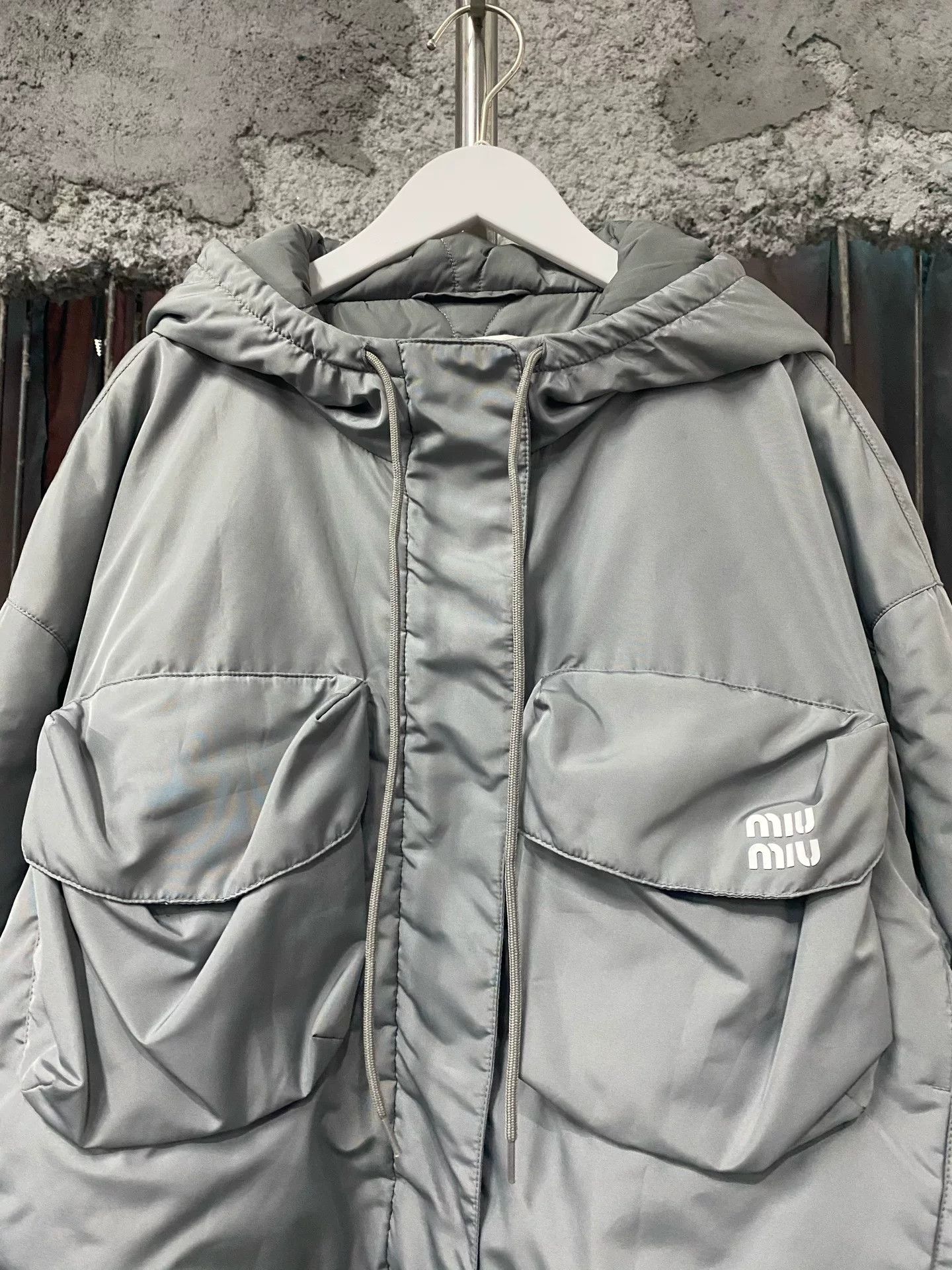 Miu Miu Miu Miu Nylon Hooded Jacket Size 36 Size XS / US 0-2 / IT 36-38 - 4 Thumbnail