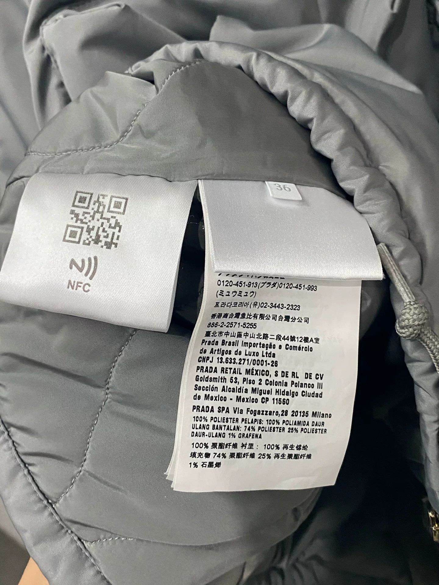 Miu Miu Miu Miu Nylon Hooded Jacket Size 36 Size XS / US 0-2 / IT 36-38 - 9 Thumbnail