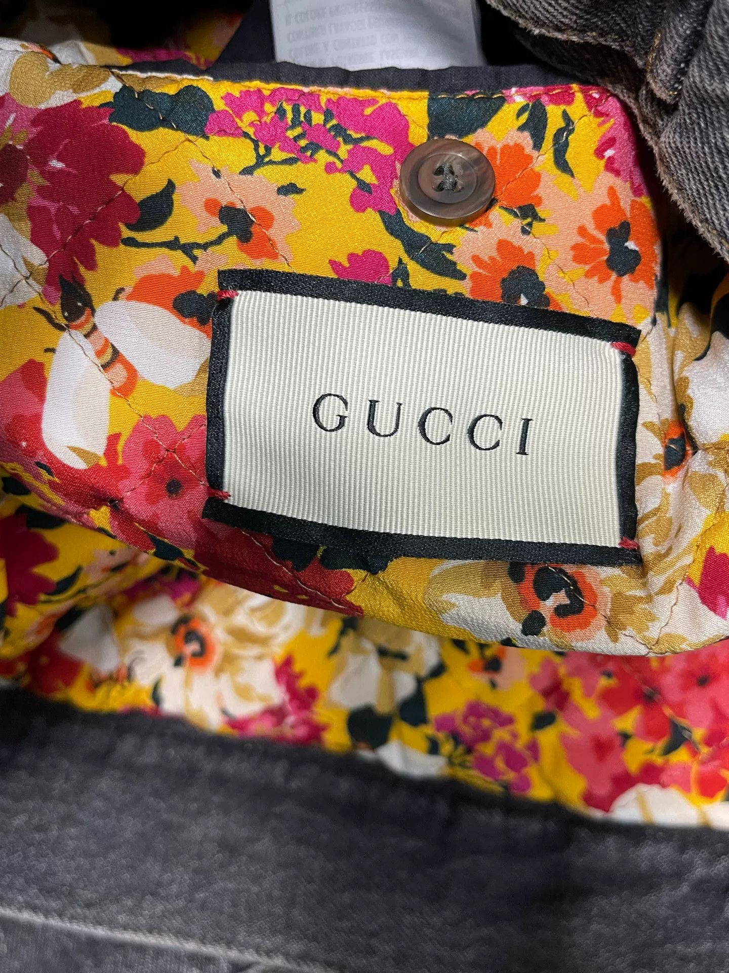 Gucci Gucci Banana Patch Denim Jacket Size 44 Size US S / EU 44-46 / 1 - 7 Thumbnail