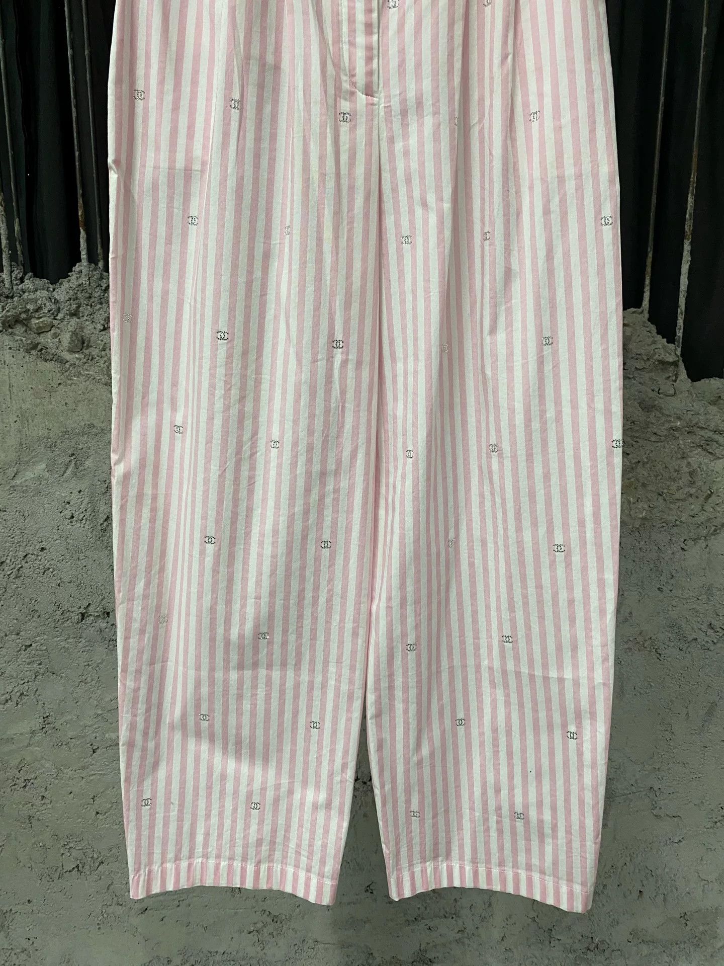 Chanel Chanel Striped Trousers Size 34 Size 25" / US 0 / IT 36 - 5 Thumbnail