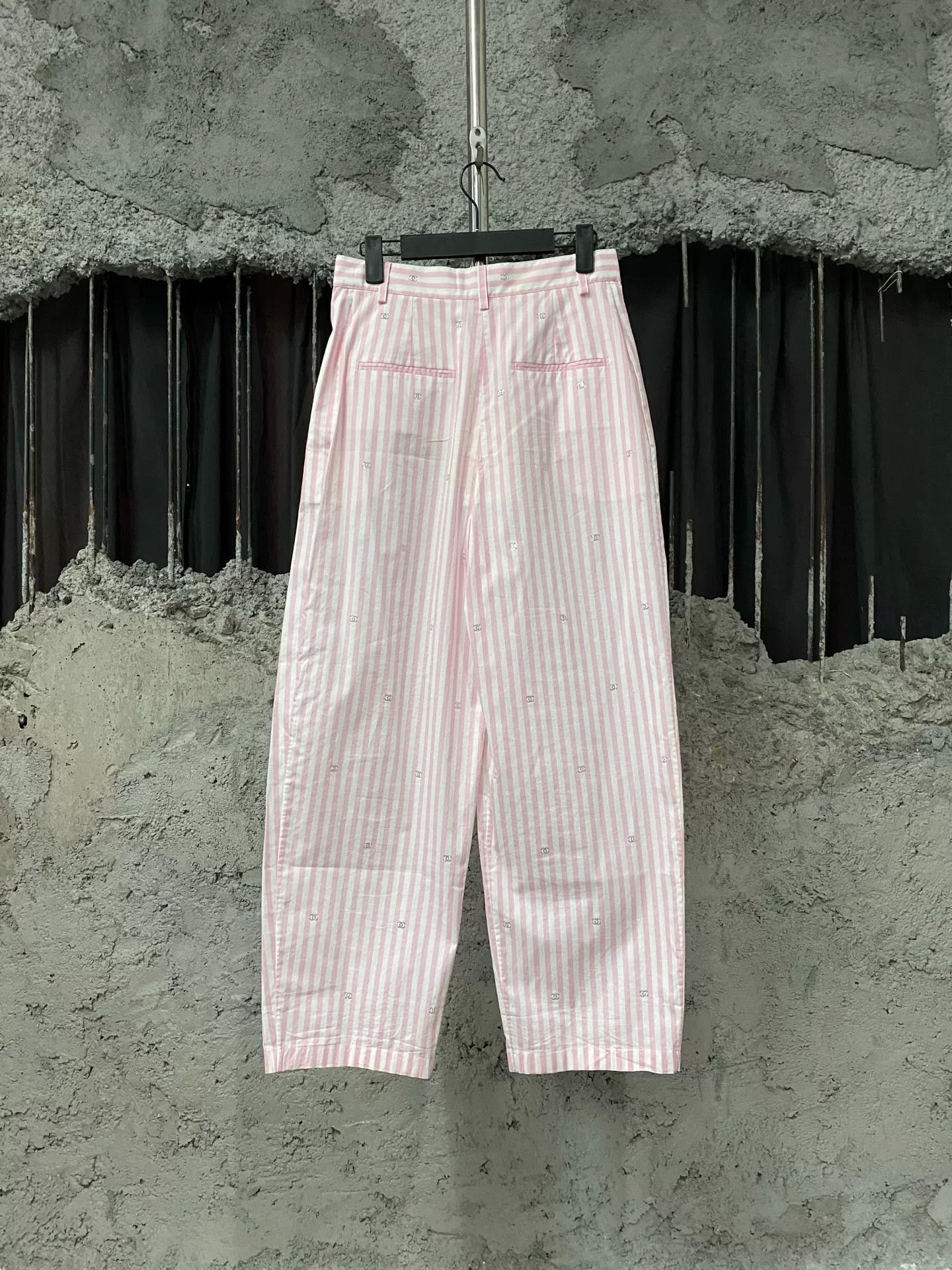 Chanel Chanel Striped Trousers Size 34 Size 25" / US 0 / IT 36 - 3 Thumbnail