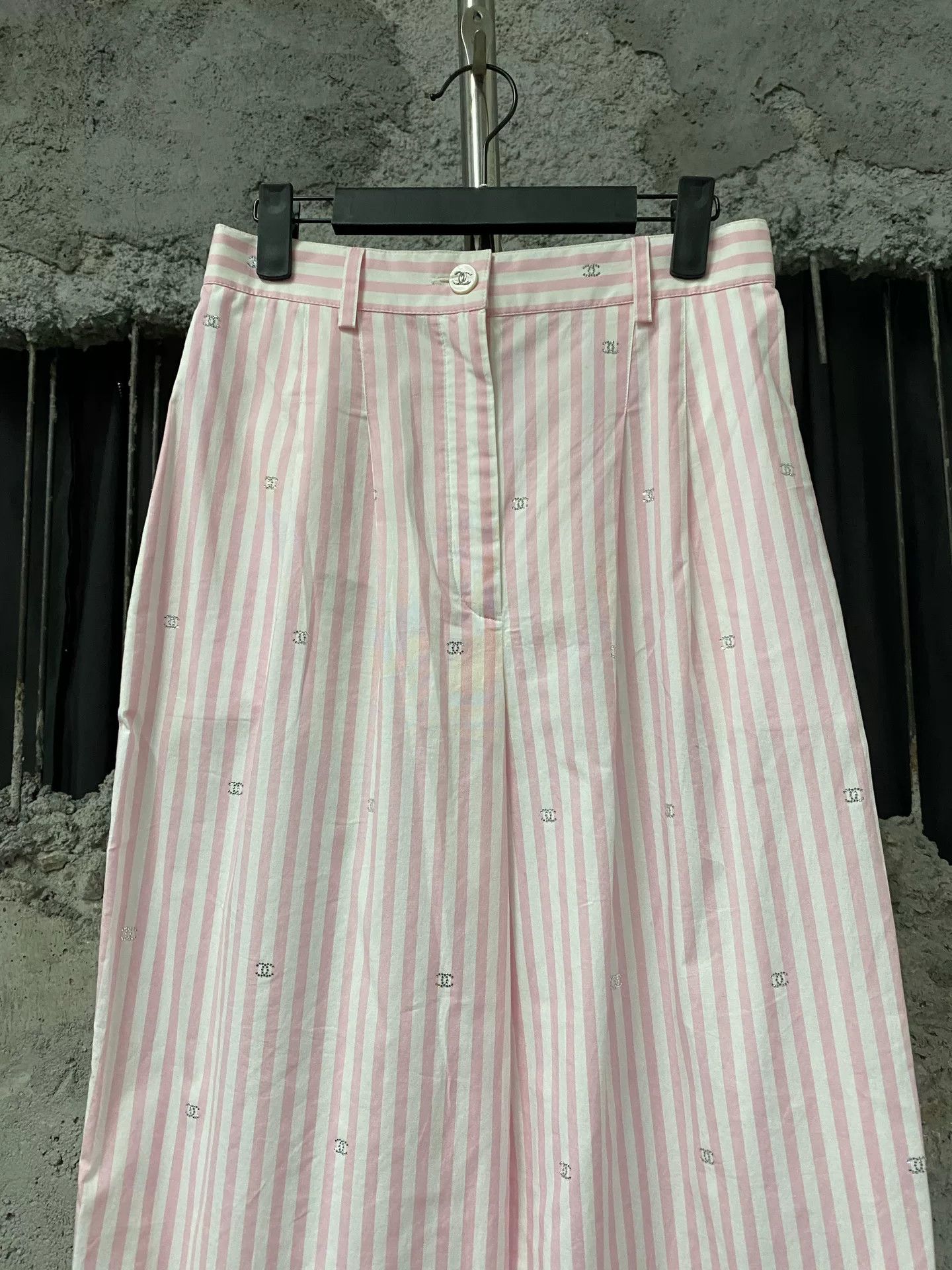 Chanel Chanel Striped Trousers Size 34 Size 25" / US 0 / IT 36 - 4 Thumbnail