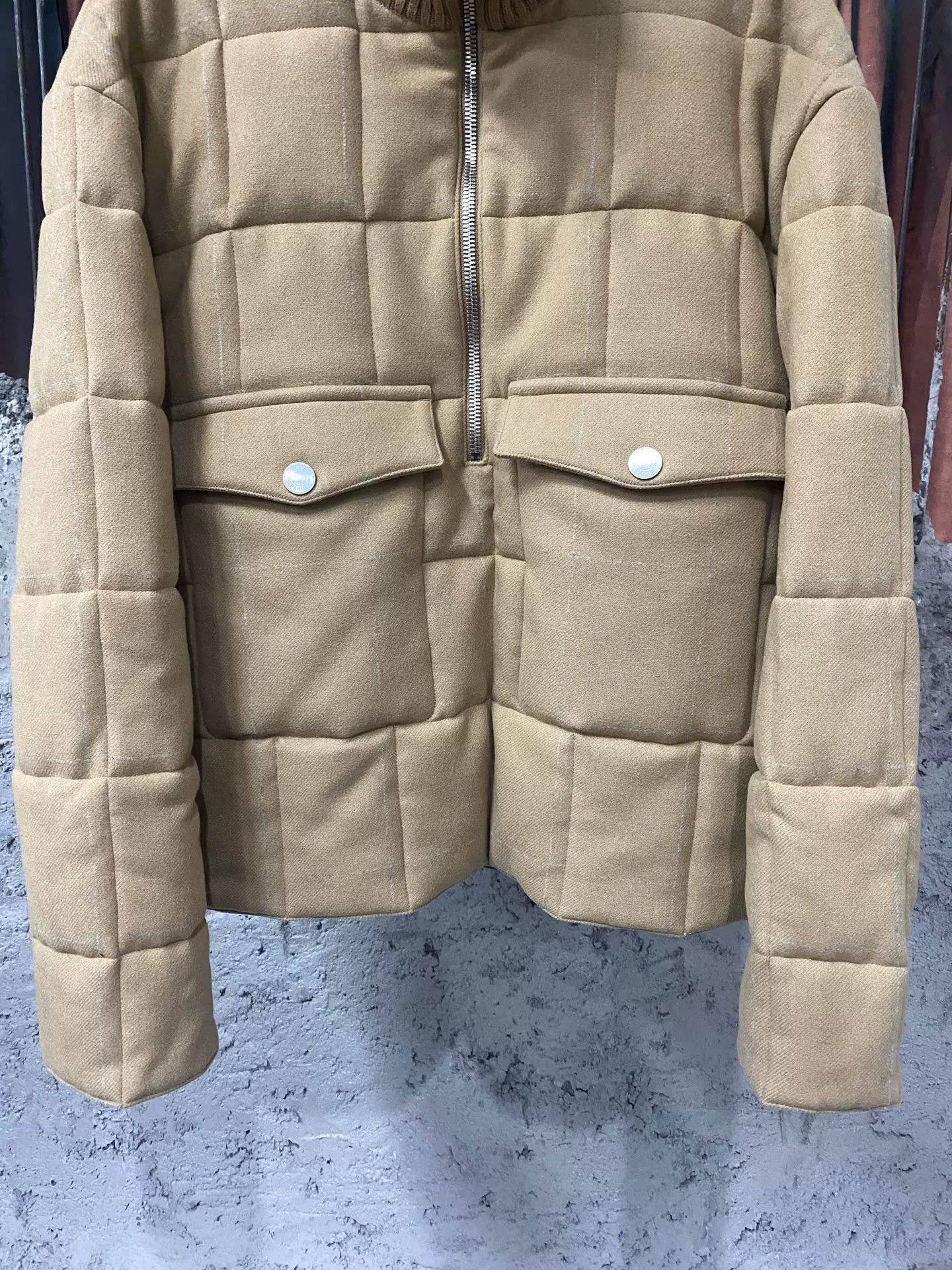 Hermes Hermès Quilted Wool Jacket Size 50 Size US M / EU 48-50 / 2 - 5 Thumbnail