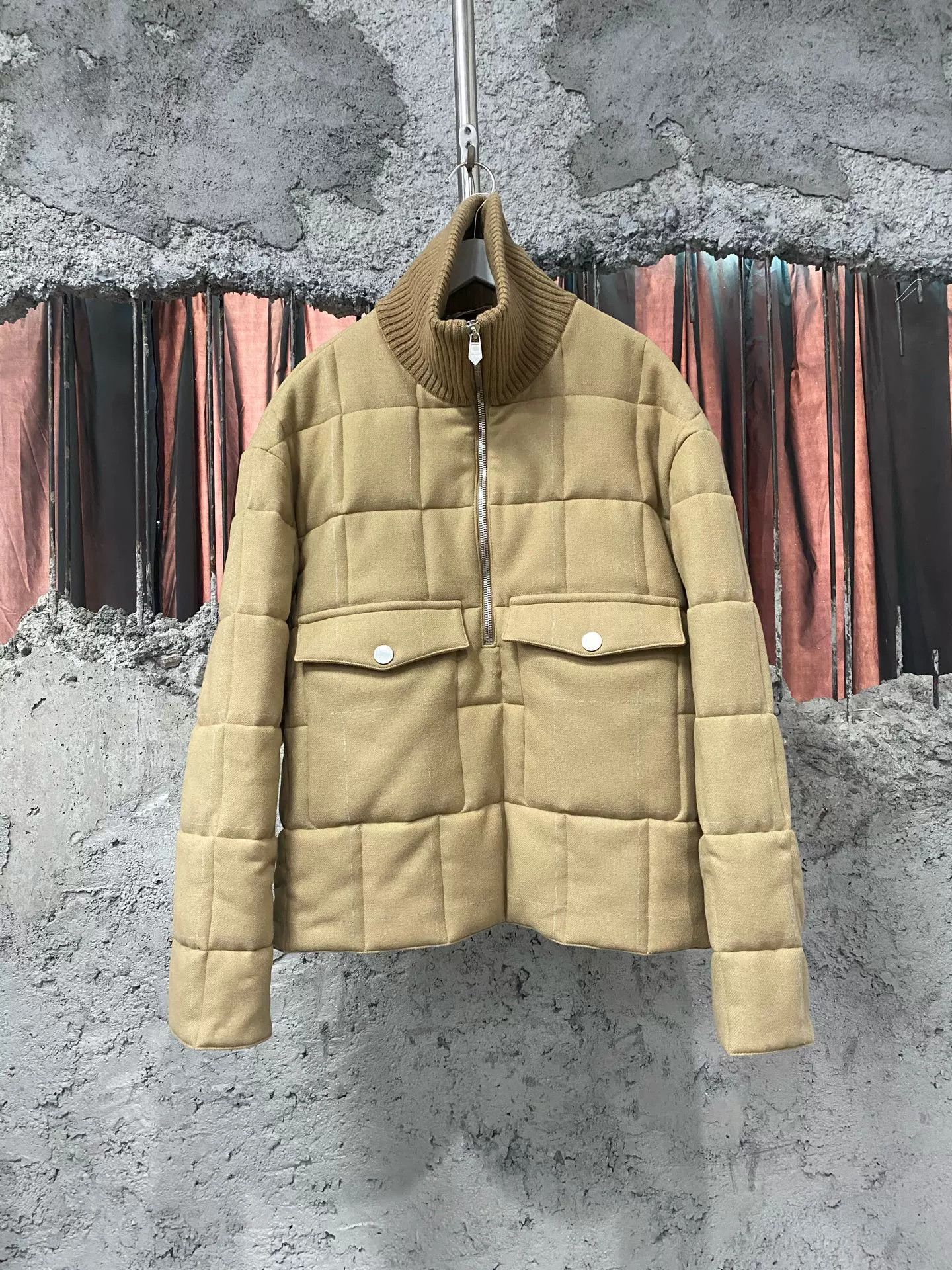 Hermes Hermès Quilted Wool Jacket Size 50 Size US M / EU 48-50 / 2 - 2 Thumbnail