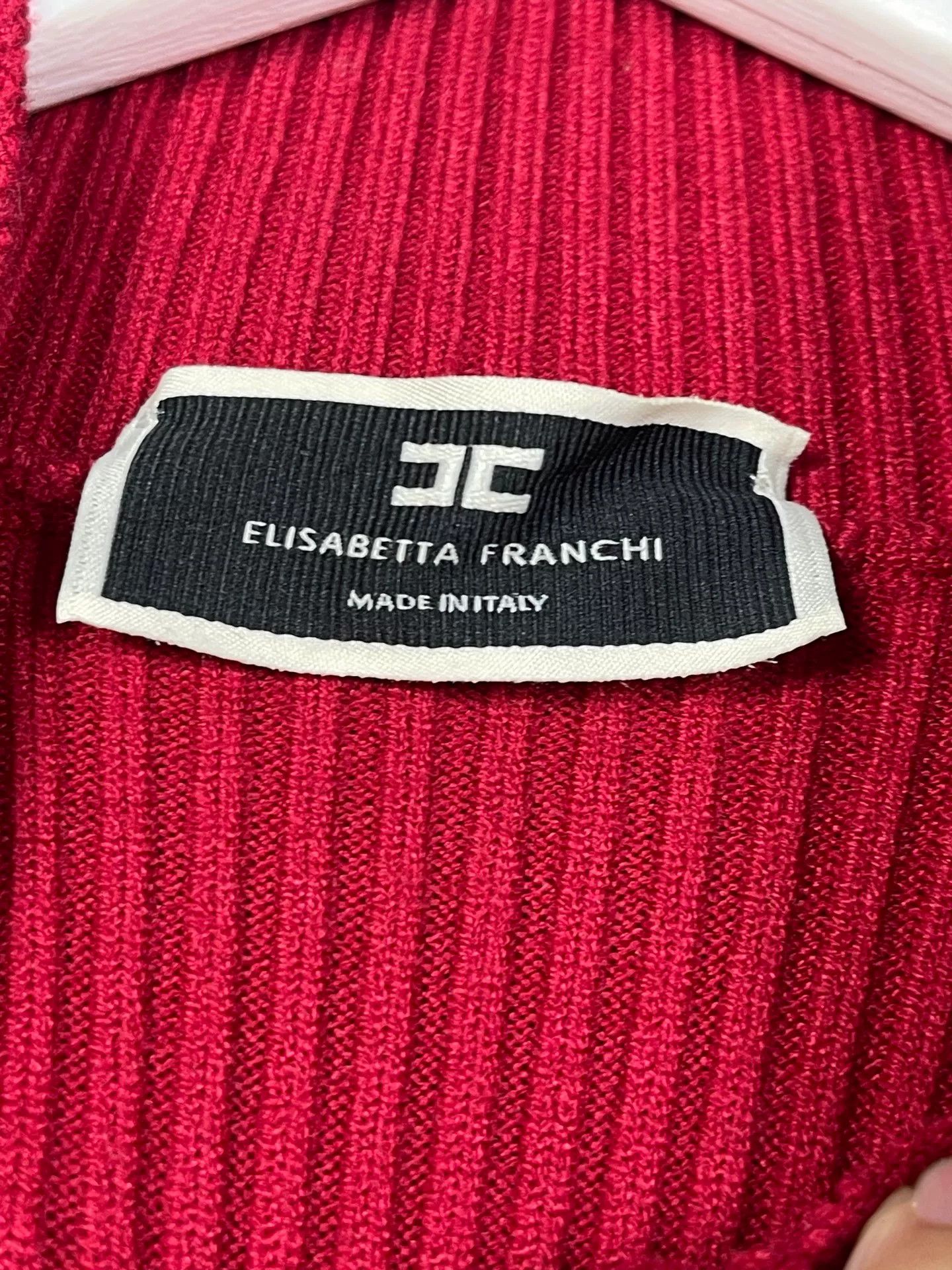 Elisabetta Franchi Elisabetta Franchi Ribbed Knit Mini Dress Size 42 Size M / US 6-8 / IT 42-44 - 7 Thumbnail