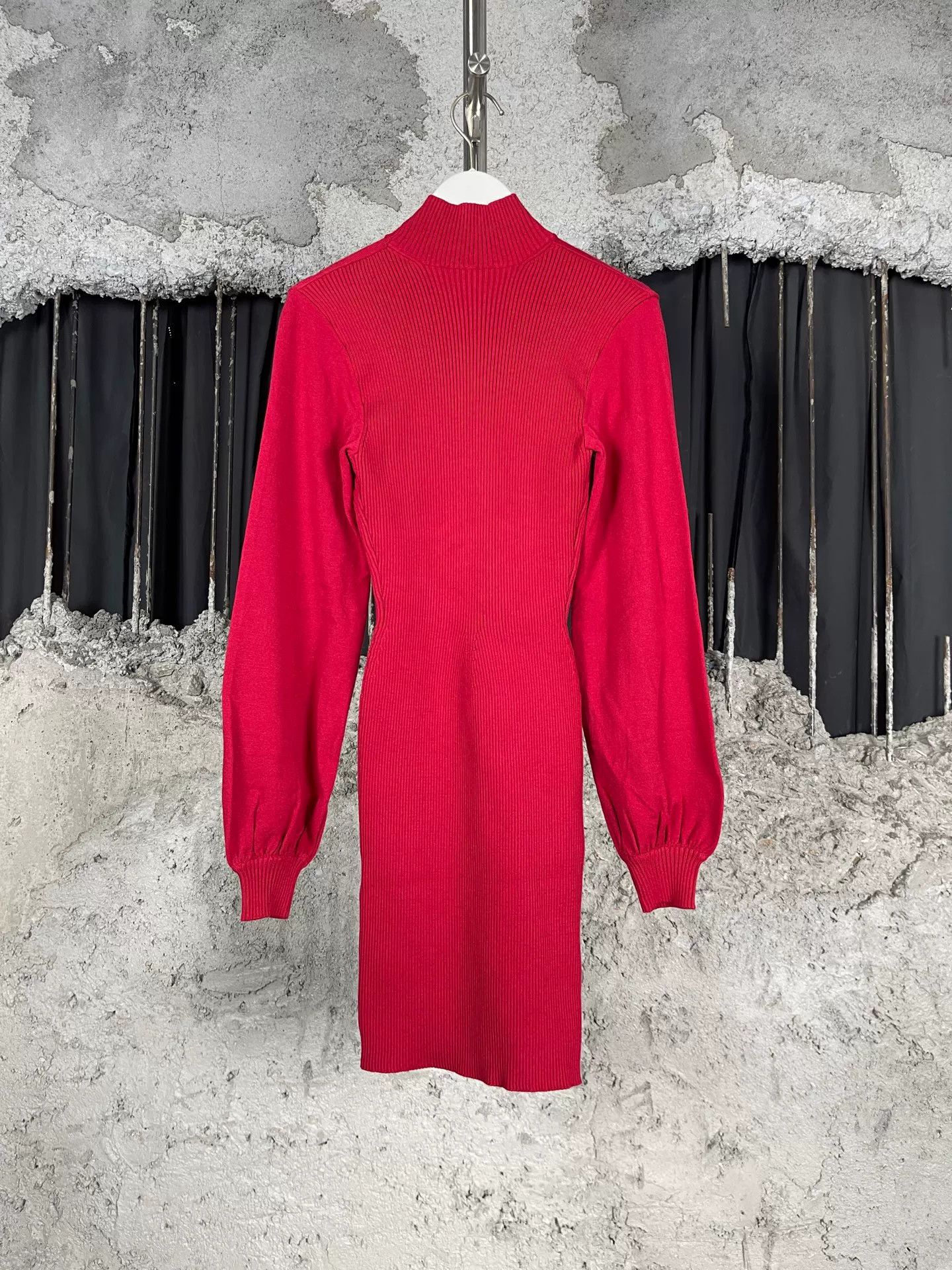 Elisabetta Franchi Elisabetta Franchi Ribbed Knit Mini Dress Size 42 Size M / US 6-8 / IT 42-44 - 3 Thumbnail