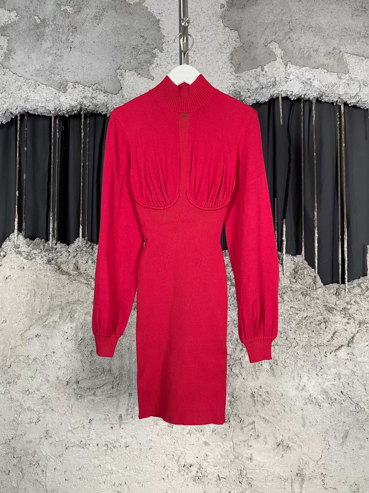 Elisabetta Franchi Elisabetta Franchi Ribbed Knit Mini Dress Size 42 Size M / US 6-8 / IT 42-44 - 2 Thumbnail
