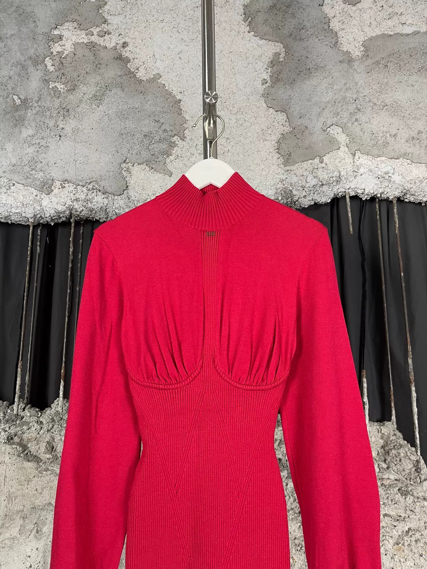Elisabetta Franchi Elisabetta Franchi Ribbed Knit Mini Dress Size 42 Size M / US 6-8 / IT 42-44 - 4 Thumbnail