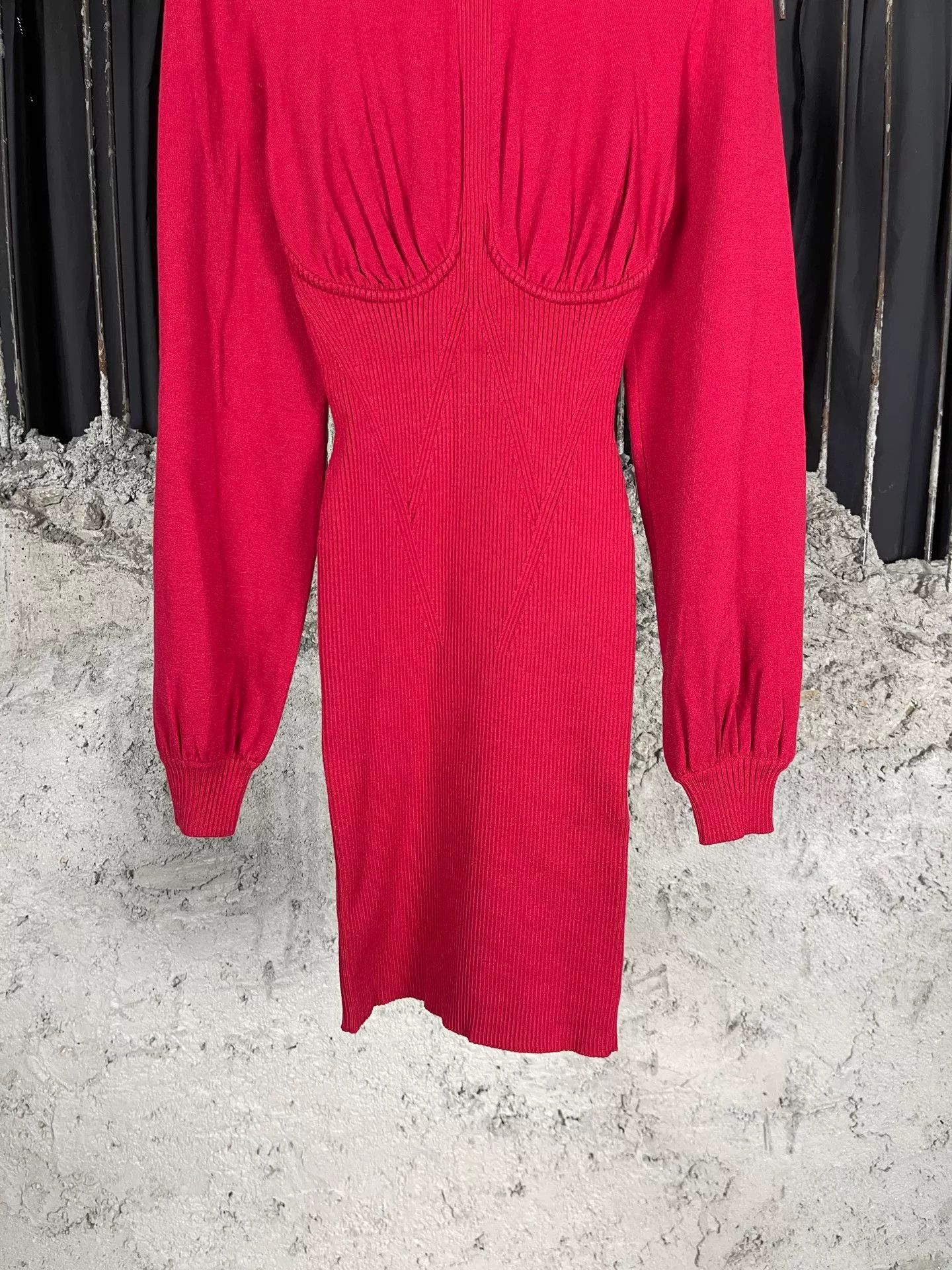Elisabetta Franchi Elisabetta Franchi Ribbed Knit Mini Dress Size 42 Size M / US 6-8 / IT 42-44 - 5 Thumbnail