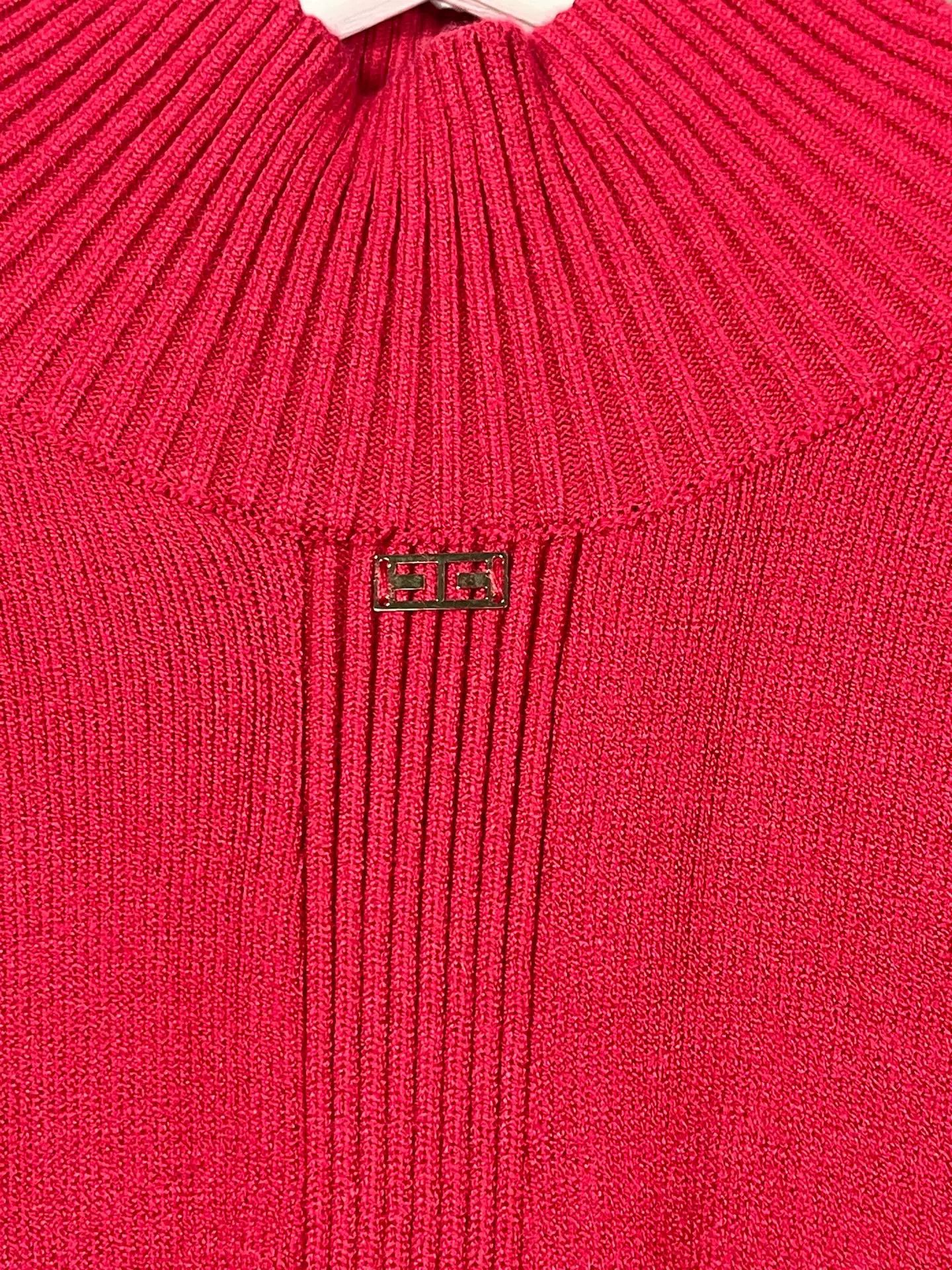 Elisabetta Franchi Elisabetta Franchi Ribbed Knit Mini Dress Size 42 Size M / US 6-8 / IT 42-44 - 6 Thumbnail