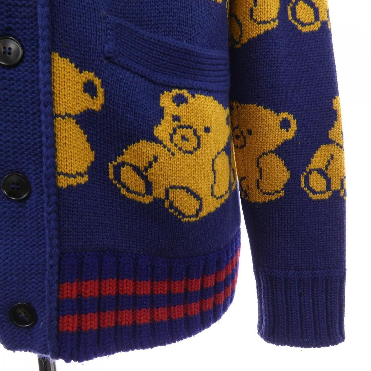 Gucci Gucci Gucci Cardigan Textile Tops 442638X1357 DUTY FREE for USA Size ONE SIZE - 6 Thumbnail