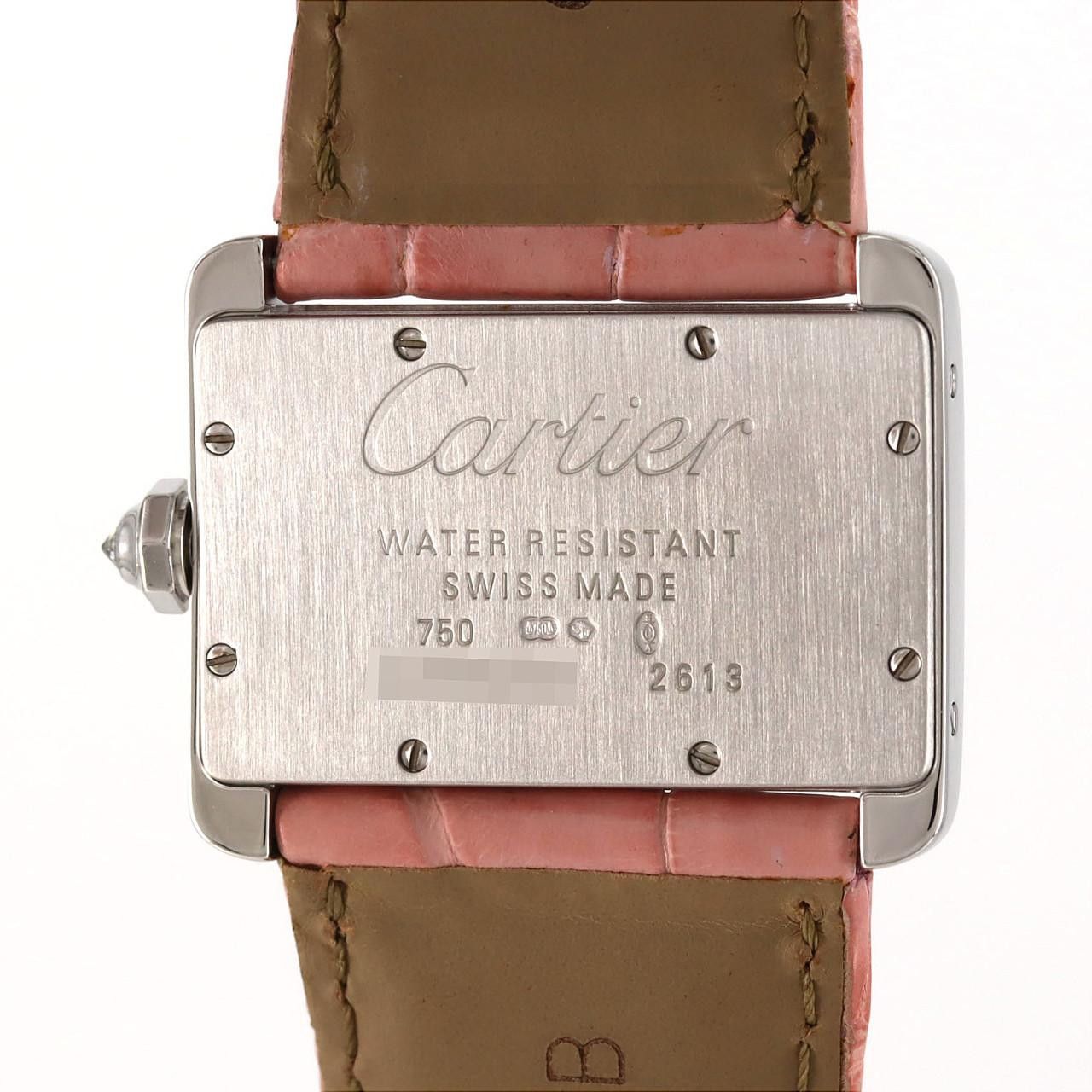 Cartier Cartier Cartier Mini Tank Divan White Gold Quartz Precious Metal Quartz WA301236 DUTY FREE for USA Size ONE SIZE - 6 Thumbnail
