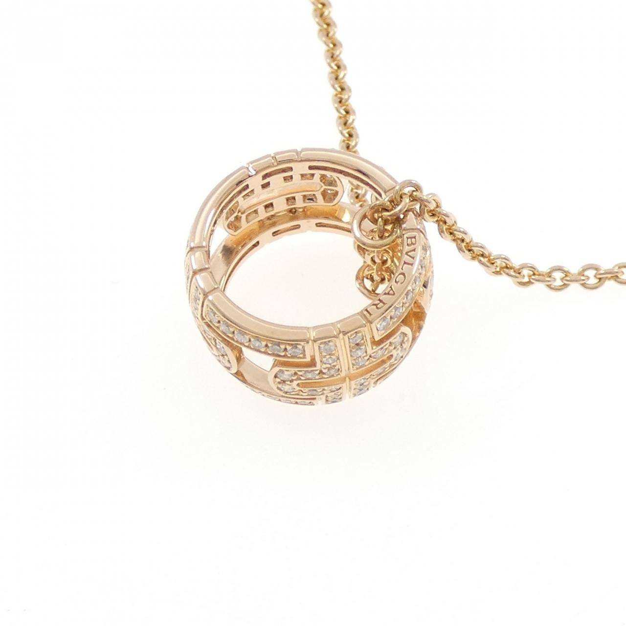 Bvlgari Bvlgari Bvlgari Parentesi 750 Pink Gold Diamond Necklace Precious Metal Necklace DUTY FREE for USA Size ONE SIZE - 4 Thumbnail