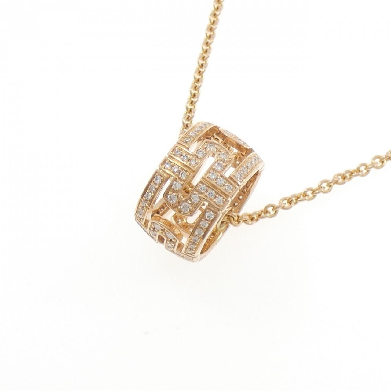 Bvlgari Bvlgari Bvlgari Parentesi 750 Pink Gold Diamond Necklace Precious Metal Necklace DUTY FREE for USA Size ONE SIZE - 3 Thumbnail