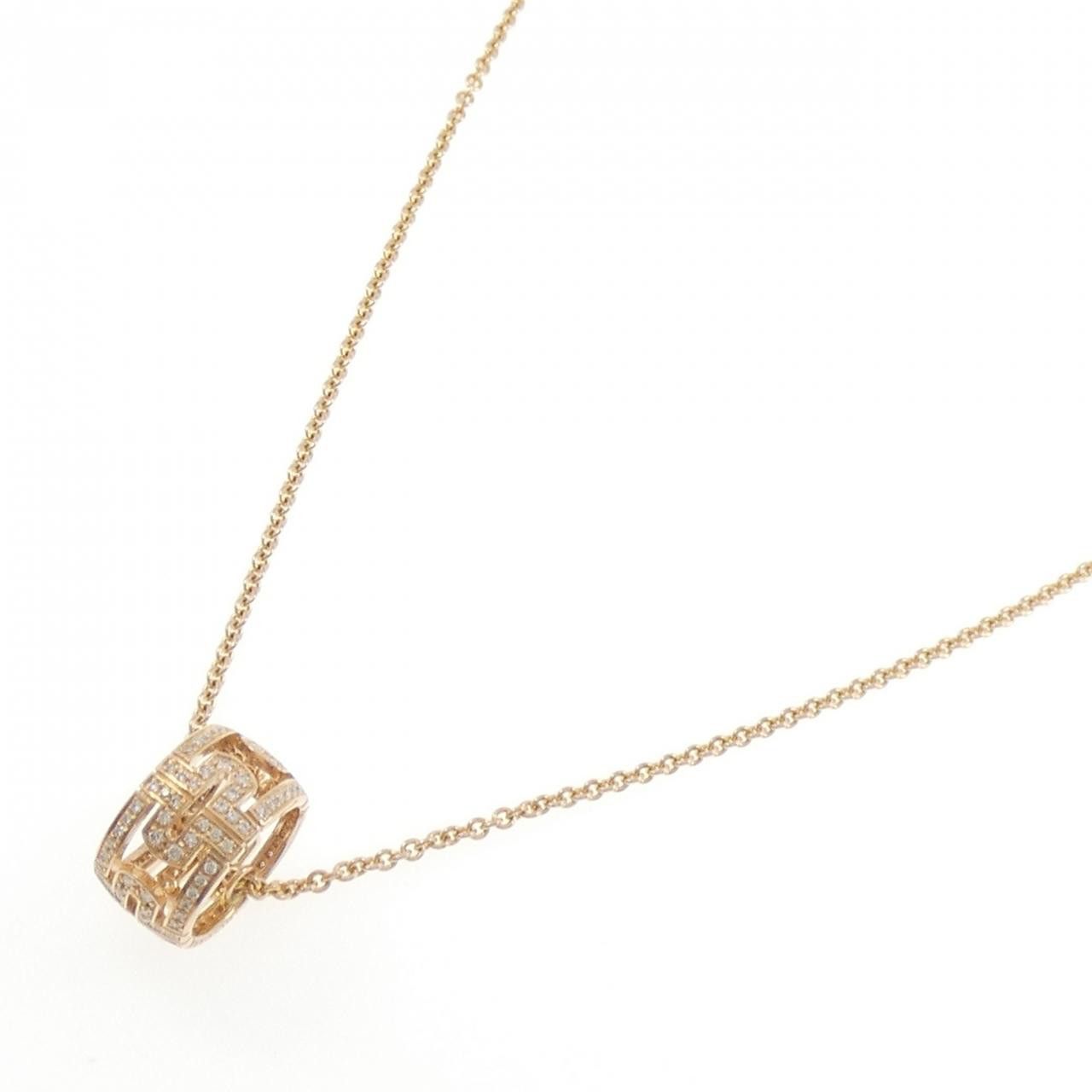Bvlgari Bvlgari Bvlgari Parentesi 750 Pink Gold Diamond Necklace Precious Metal Necklace DUTY FREE for USA Size ONE SIZE - 2 Thumbnail