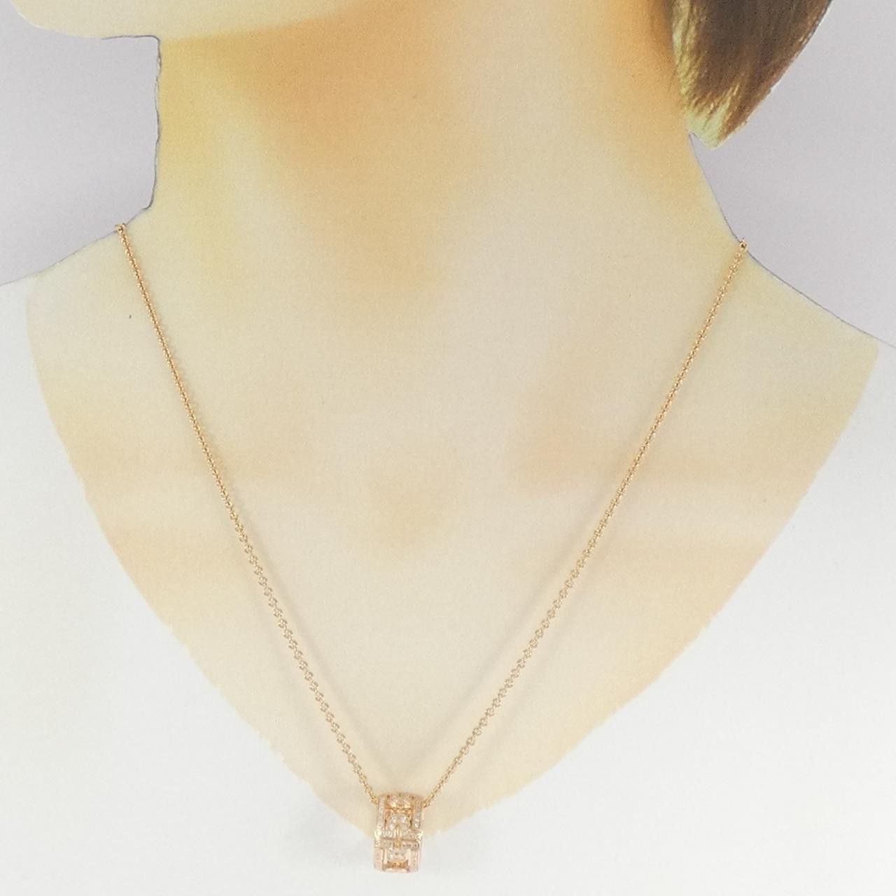 Bvlgari Bvlgari Bvlgari Parentesi 750 Pink Gold Diamond Necklace Precious Metal Necklace DUTY FREE for USA Size ONE SIZE - 6 Thumbnail