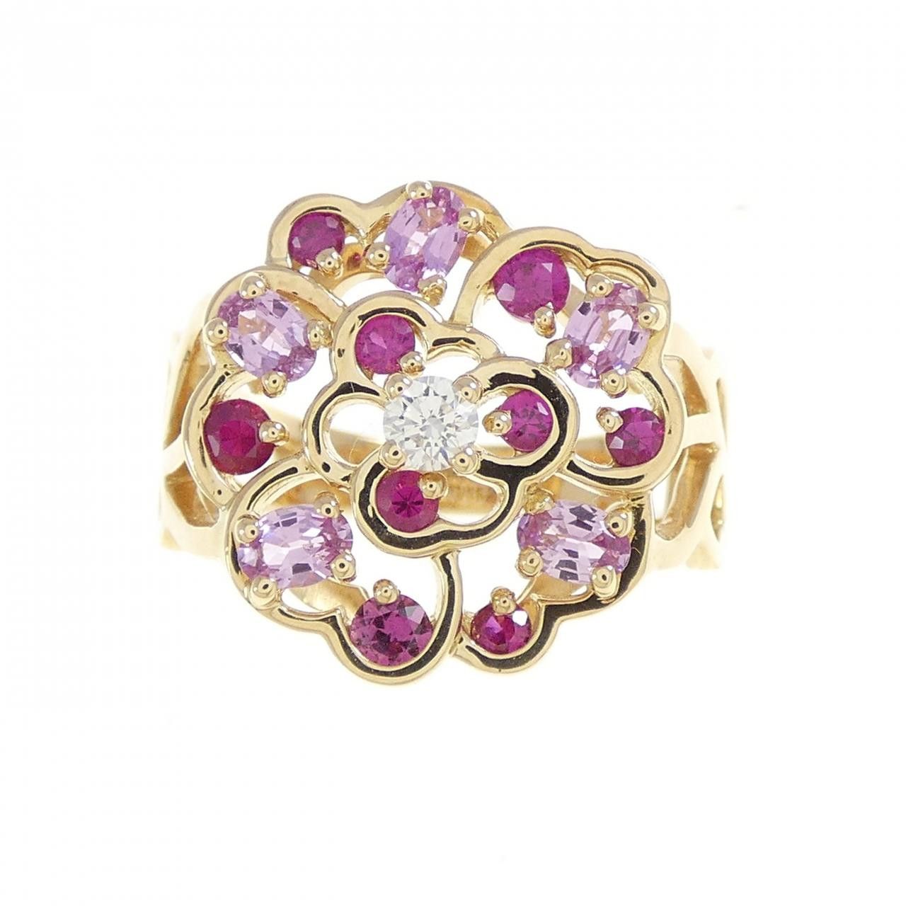 Chanel Chanel Chanel Camelia Gold Ring Precious Metal Ring DUTY FREE for USA Size ONE SIZE - 2 Thumbnail