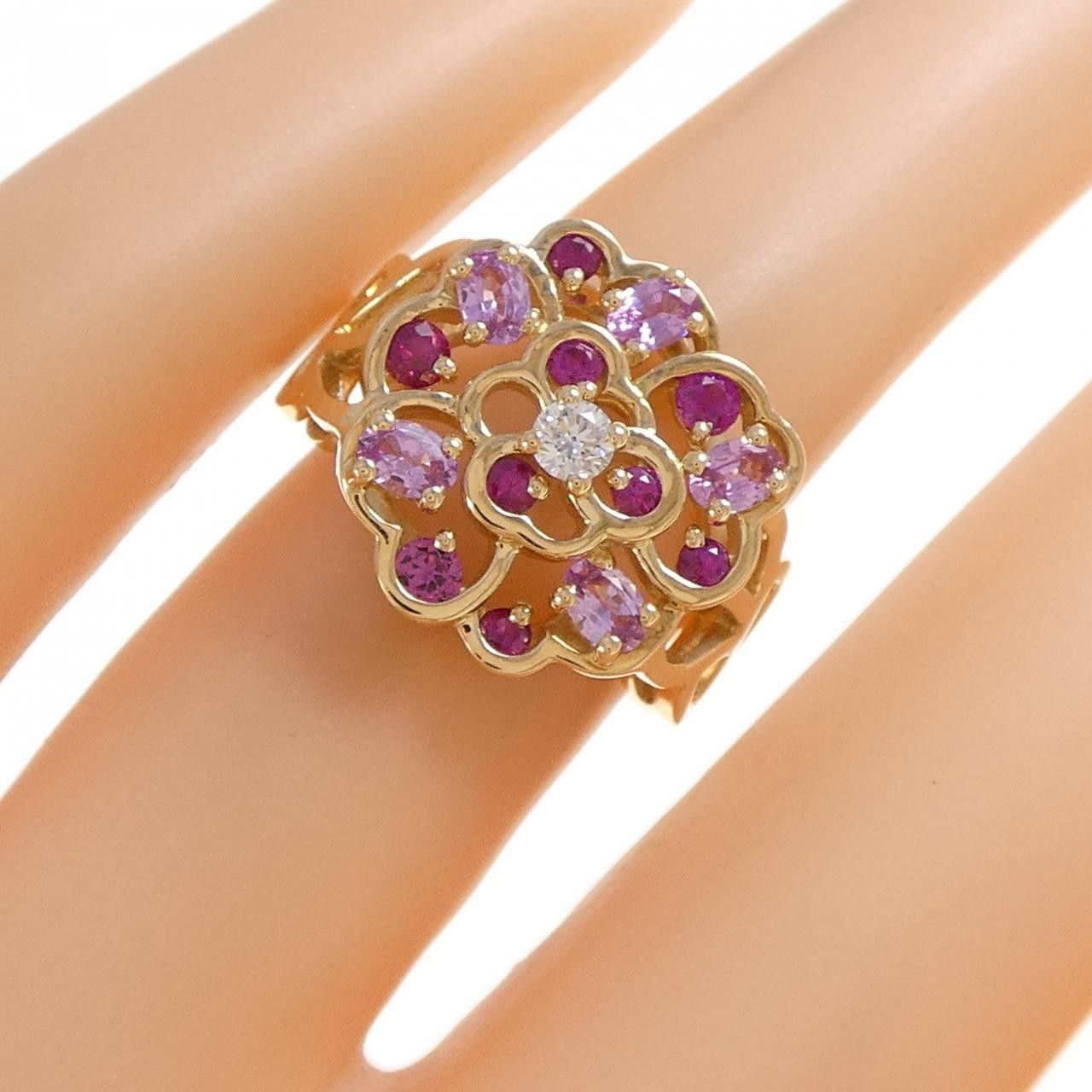 Chanel Chanel Chanel Camelia Gold Ring Precious Metal Ring DUTY FREE for USA Size ONE SIZE - 5 Thumbnail