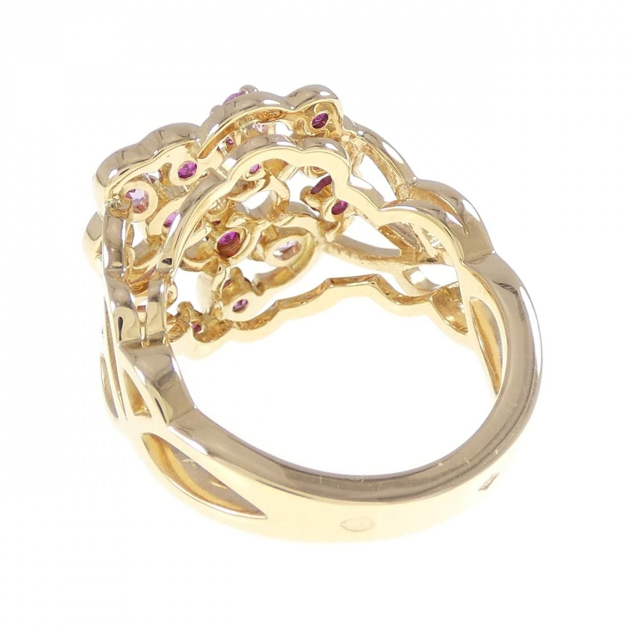 Chanel Chanel Chanel Camelia Gold Ring Precious Metal Ring DUTY FREE for USA Size ONE SIZE - 3 Thumbnail