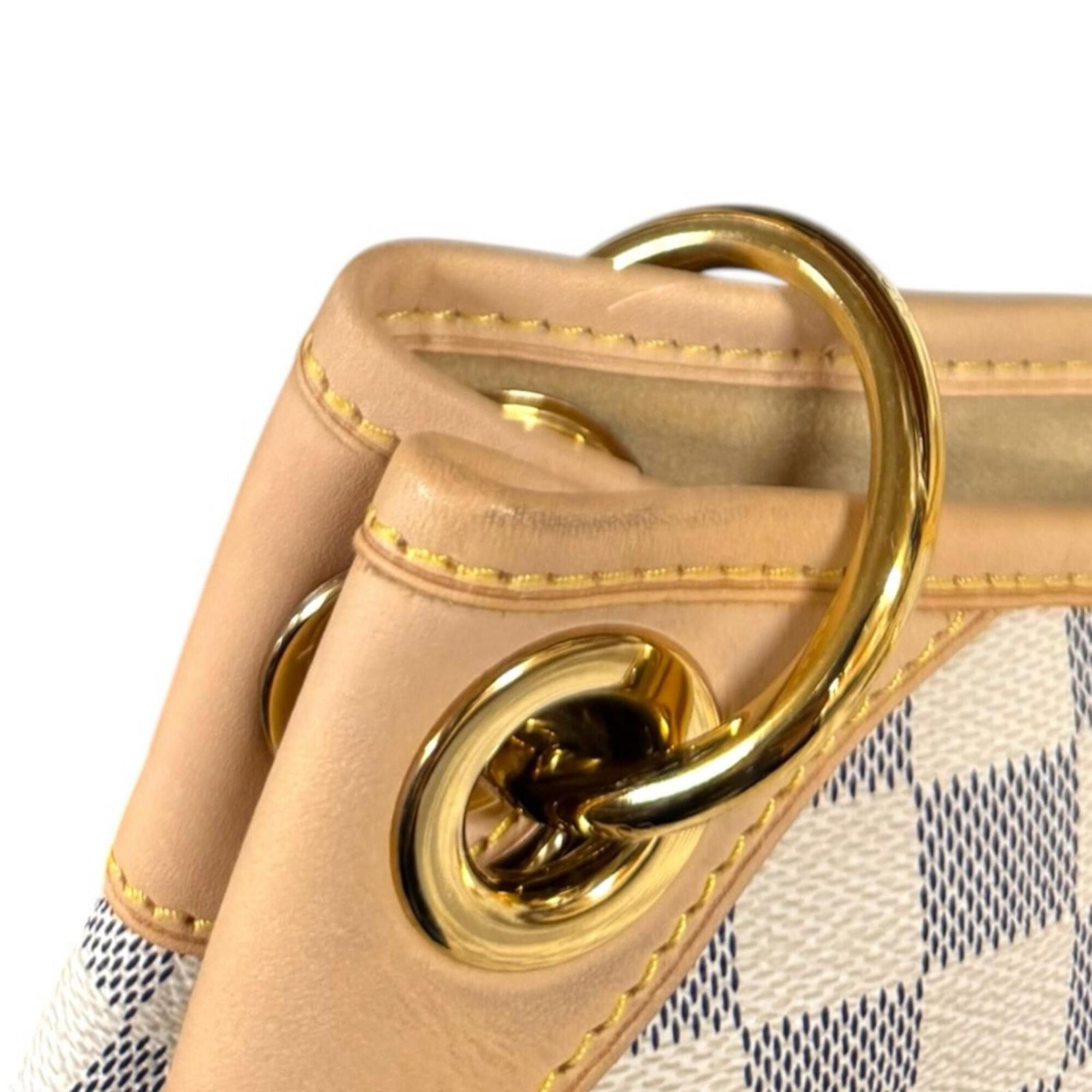 Louis Vuitton Louis Vuitton Galliera PM Damier Azur Shoulder Bag, Canvas N55215 White, Women's LOUIS VUITTON Size ONE SIZE - 8 Thumbnail