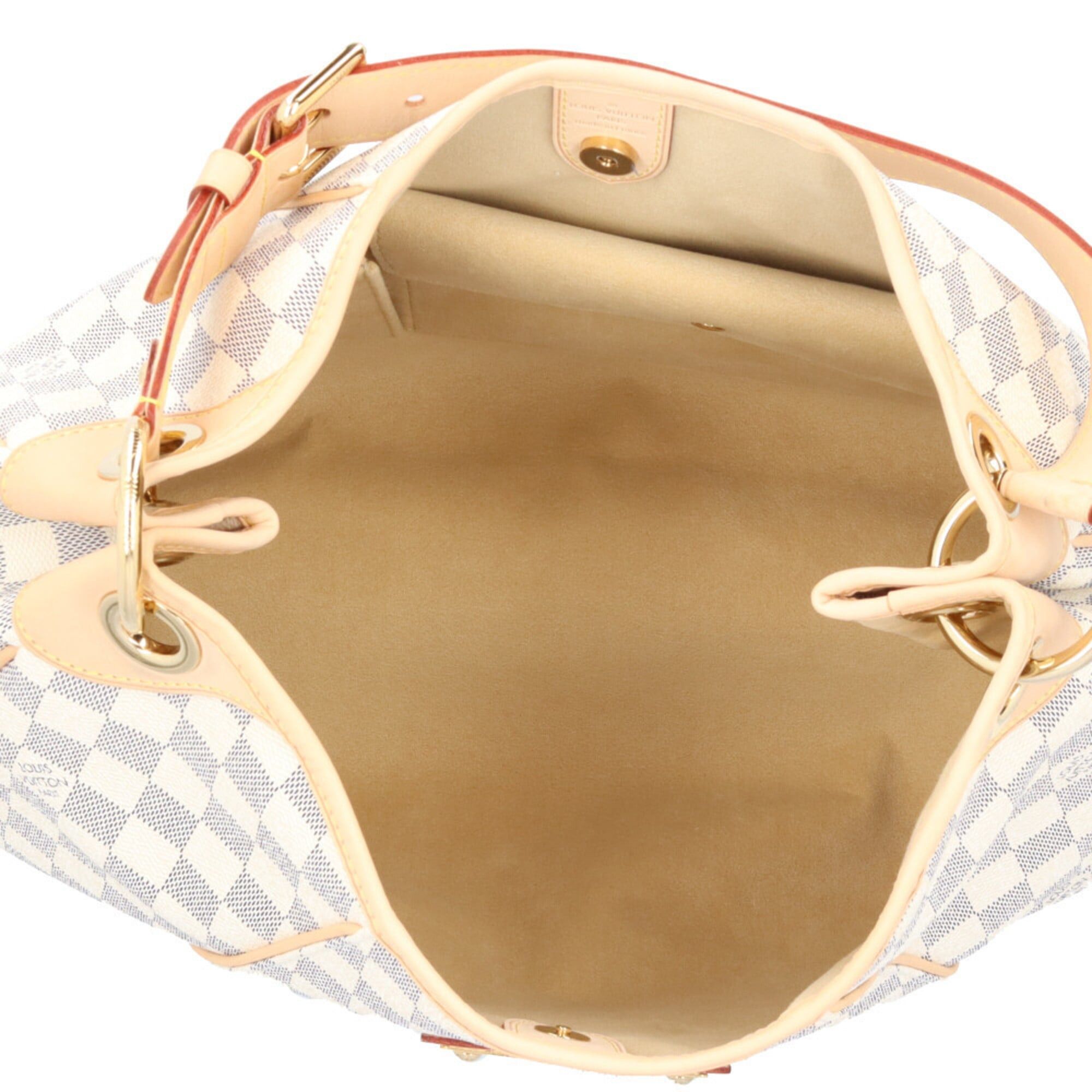 Louis Vuitton Louis Vuitton Galliera PM Damier Azur Shoulder Bag, Canvas N55215 White, Women's LOUIS VUITTON Size ONE SIZE - 7 Thumbnail