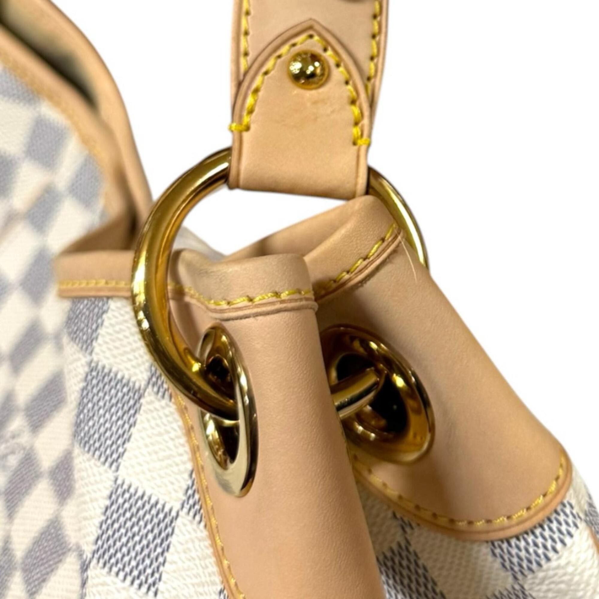 Louis Vuitton Louis Vuitton Galliera PM Damier Azur Shoulder Bag, Canvas N55215 White, Women's LOUIS VUITTON Size ONE SIZE - 9 Thumbnail