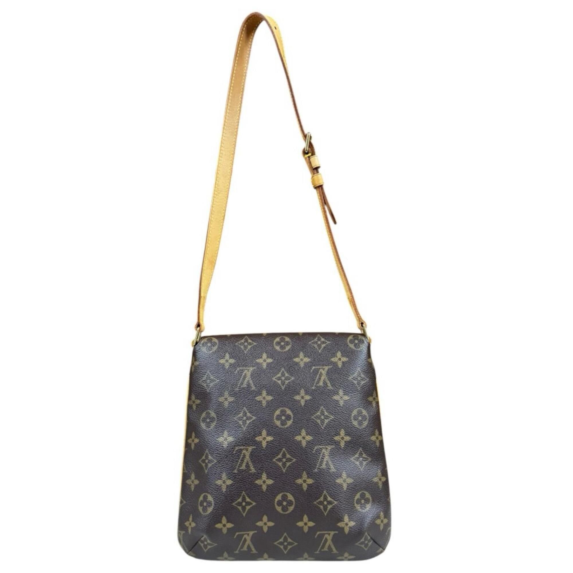 Louis Vuitton Louis Vuitton Musette Salsa Short Monogram Shoulder Bag, Canvas M51258 Brown, Women's LOUIS VUITTON Size ONE SIZE - 3 Thumbnail