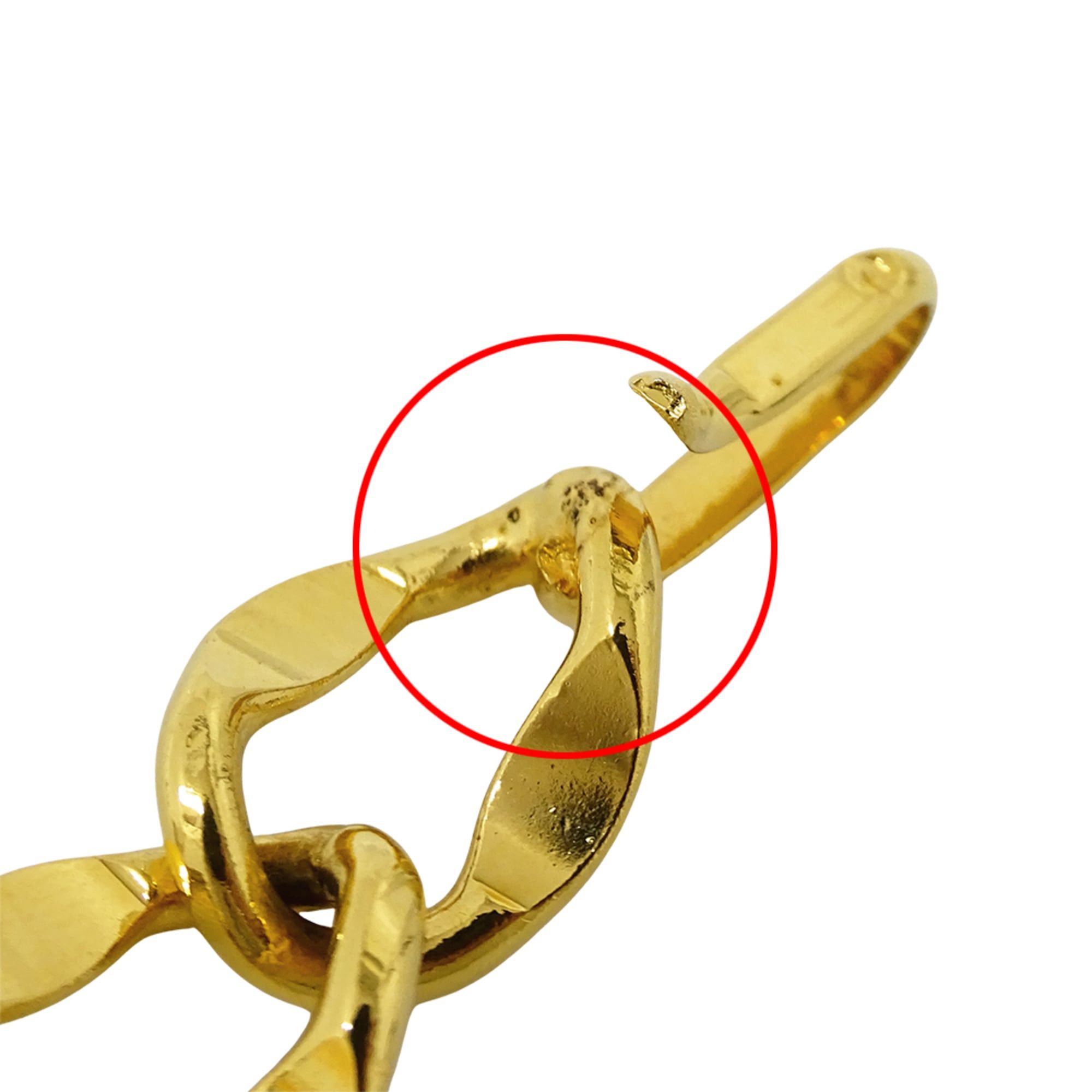 Chanel Chanel women's chain belt with gold logo plate and coin motif. Size ONE SIZE - 9 Thumbnail