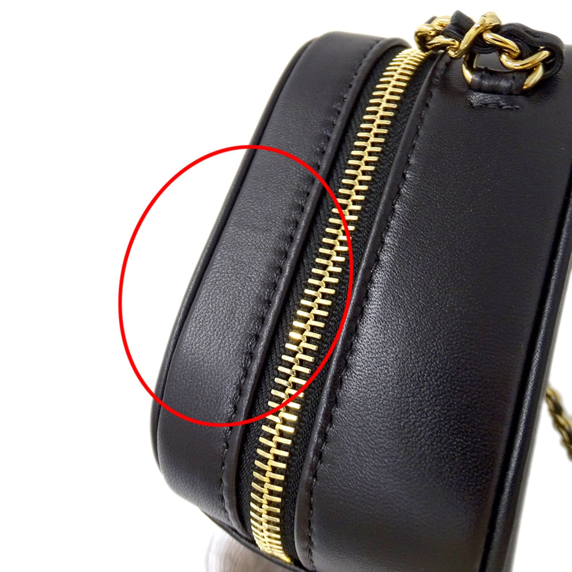 Chanel Chanel handbag for women, brand name shoulder bag, leather, black, gold hardware, black chain mini bag Size ONE SIZE - 12 Thumbnail