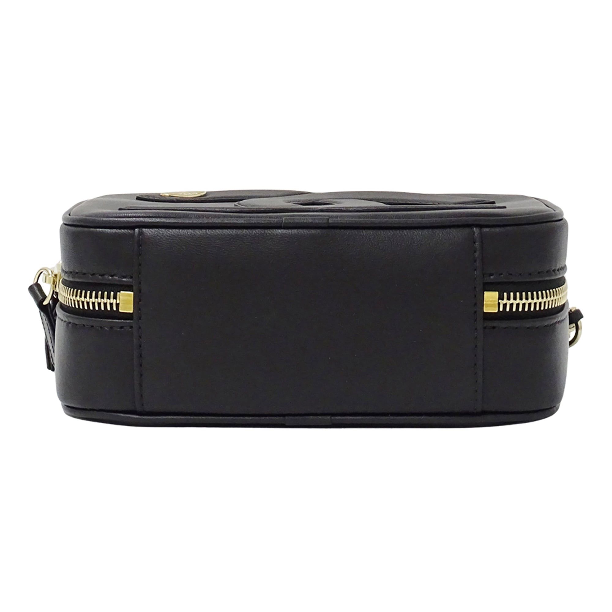 Chanel Chanel handbag for women, brand name shoulder bag, leather, black, gold hardware, black chain mini bag Size ONE SIZE - 3 Thumbnail
