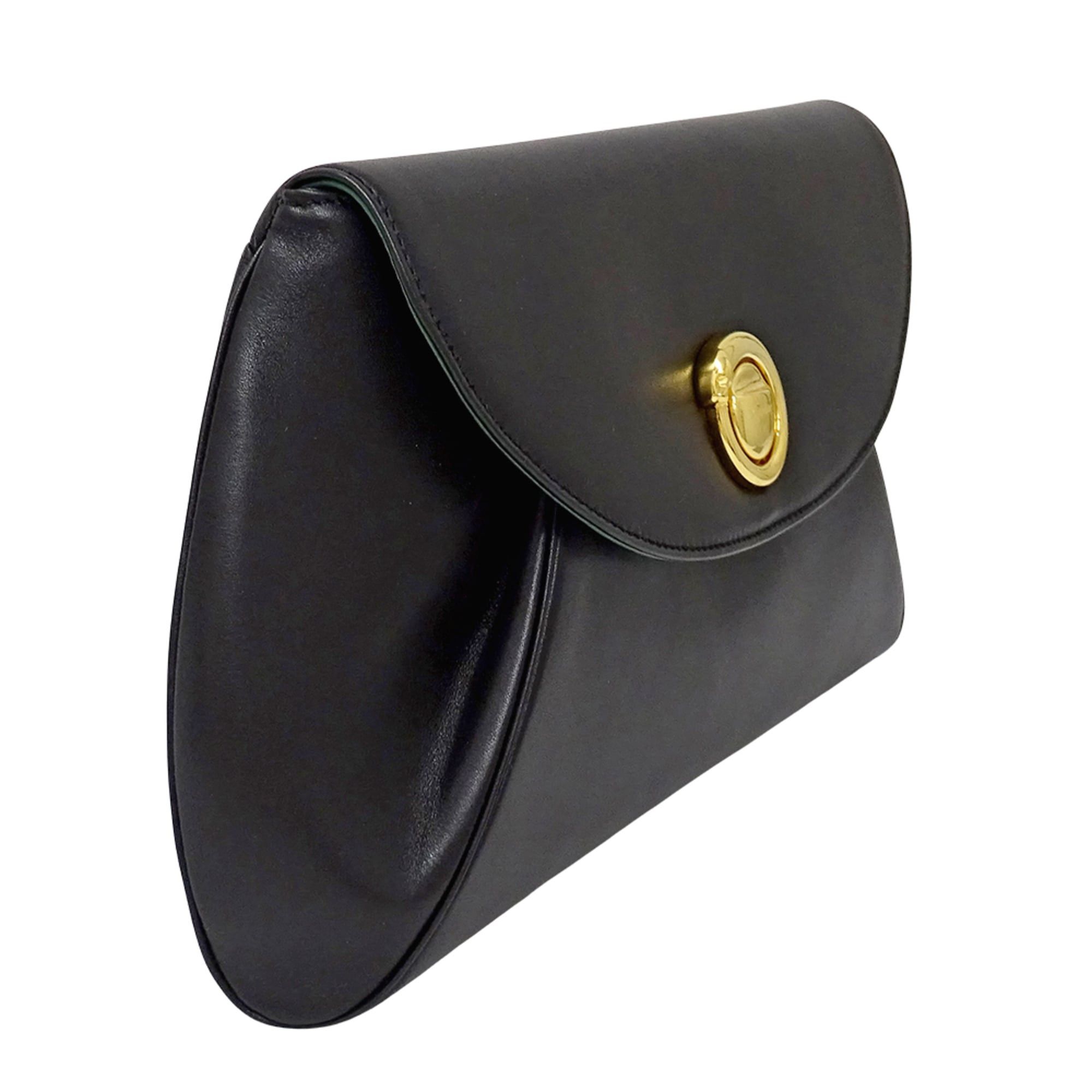 Cartier Cartier handbag for women, brand name, clutch bag, second Panthère, leather, black, with pouch. Size ONE SIZE - 4 Thumbnail