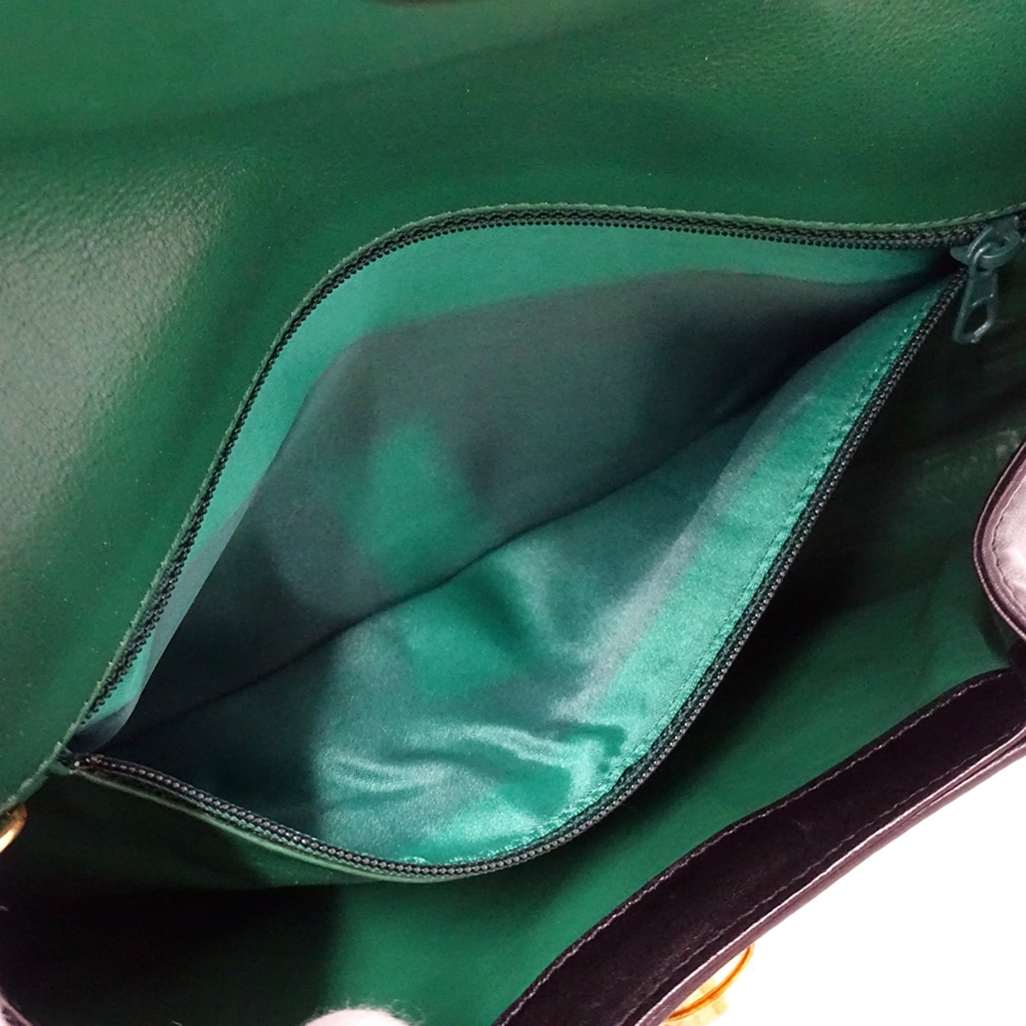 Cartier Cartier handbag for women, brand name, clutch bag, second Panthère, leather, black, with pouch. Size ONE SIZE - 8 Thumbnail