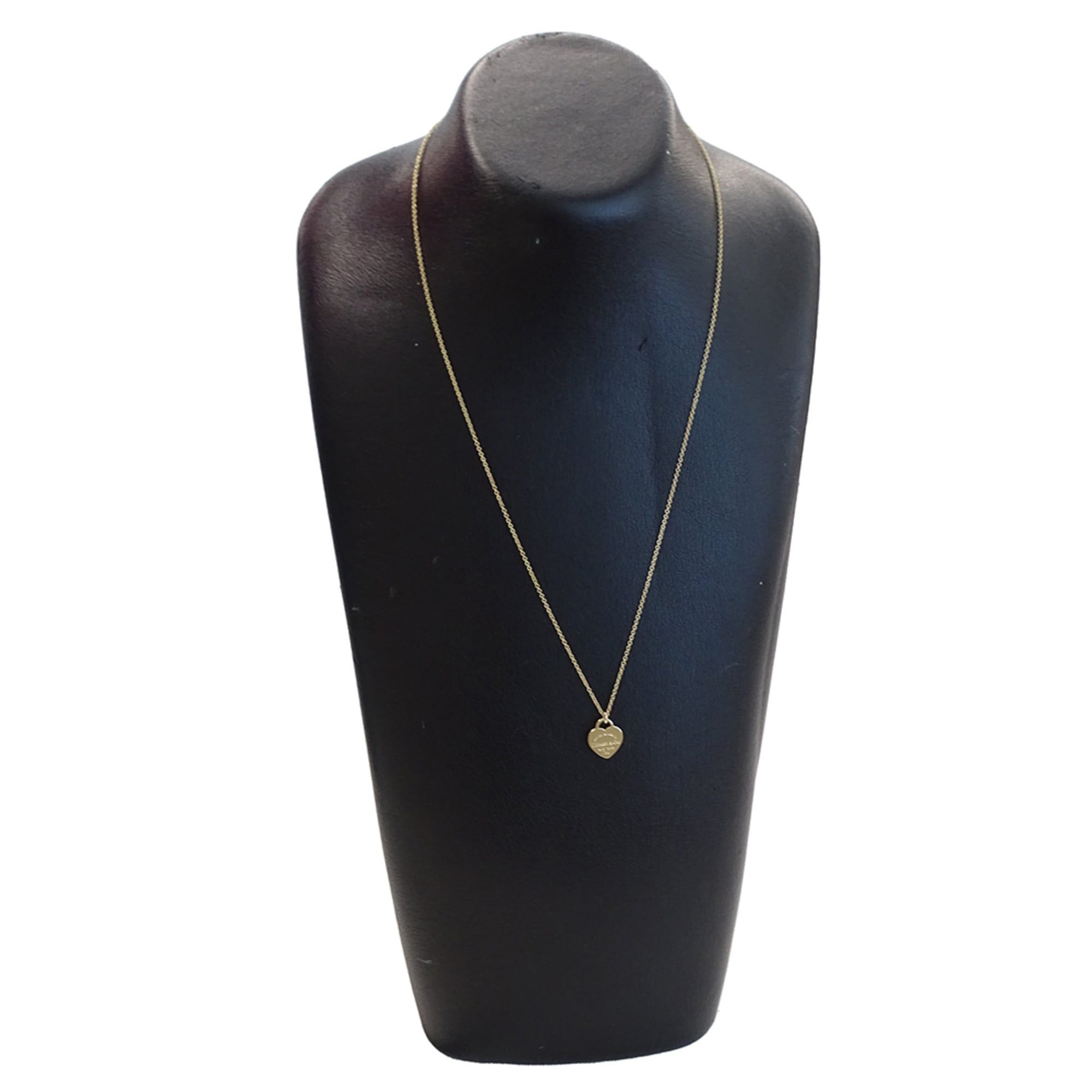 Tiffany & Co. Tiffany & Co. Women's Necklace, 750YG Mini Heart Tag, Yellow Gold Jewelry Size ONE SIZE - 10 Thumbnail
