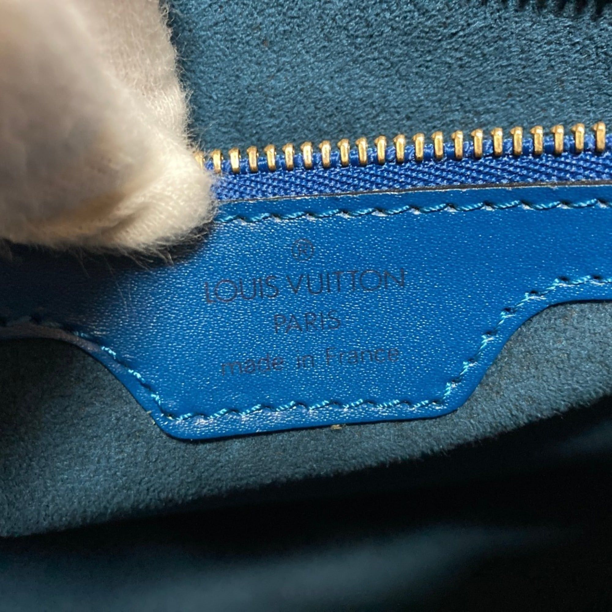 Louis Vuitton Louis Vuitton Epi Lussac Tote Bag M52285 Toledo Blue Women's Size ONE SIZE - 8 Thumbnail