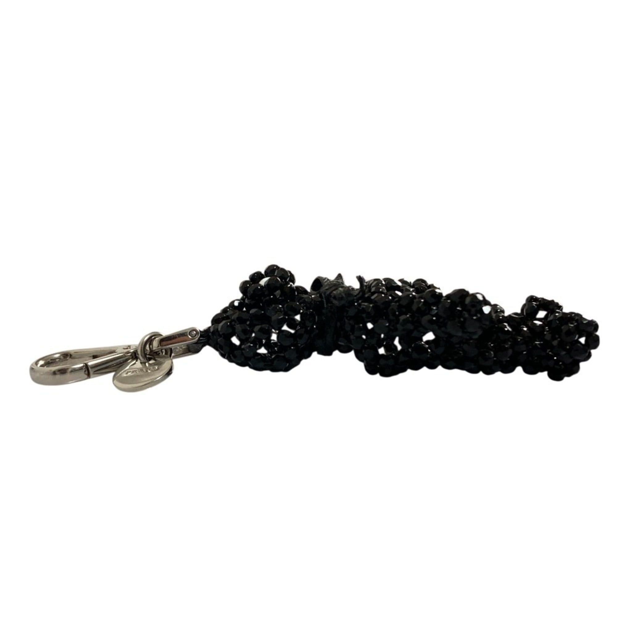 Prada Prada Beaded Bear Charm Keychain Black Women's Size ONE SIZE - 10 Thumbnail