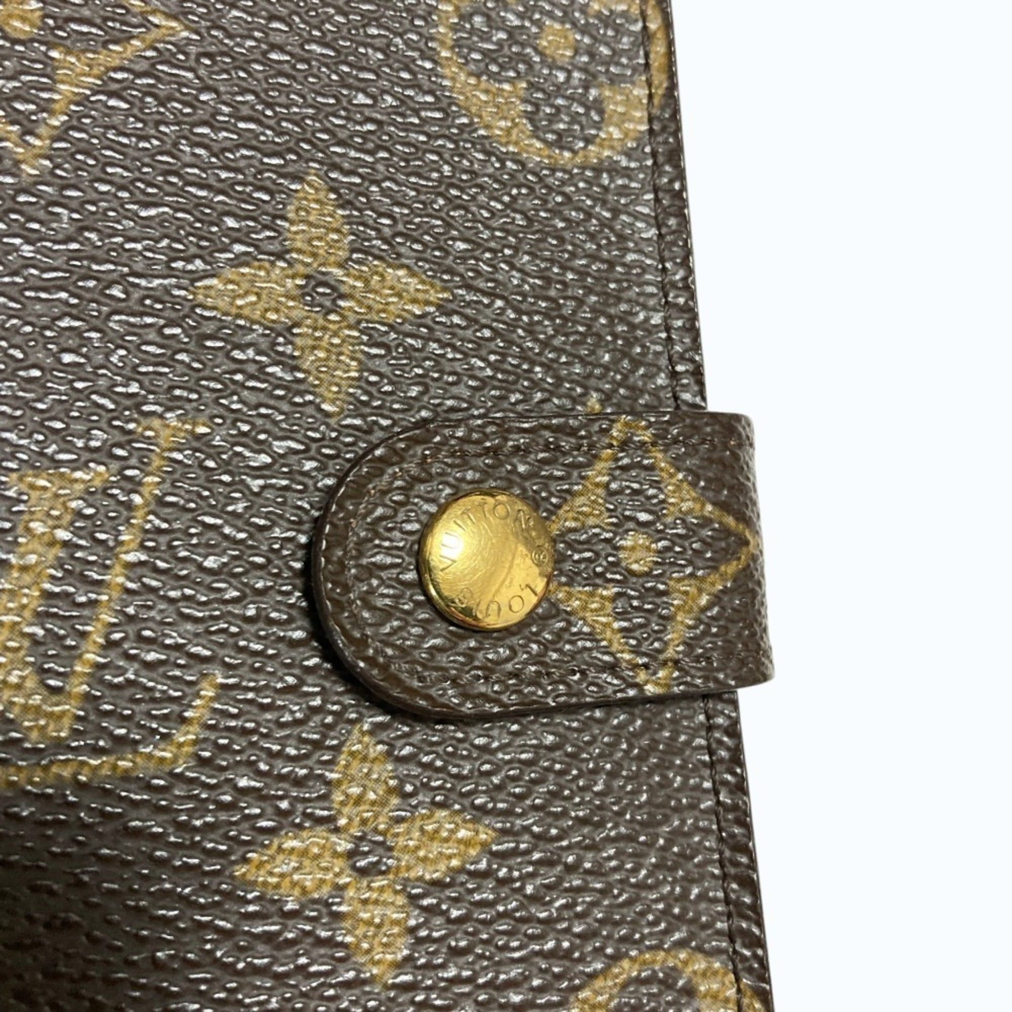 Louis Vuitton LOUIS VUITTON Agenda PM Monogram Notebook Cover R20005 Brown Women's Size ONE SIZE - 8 Thumbnail