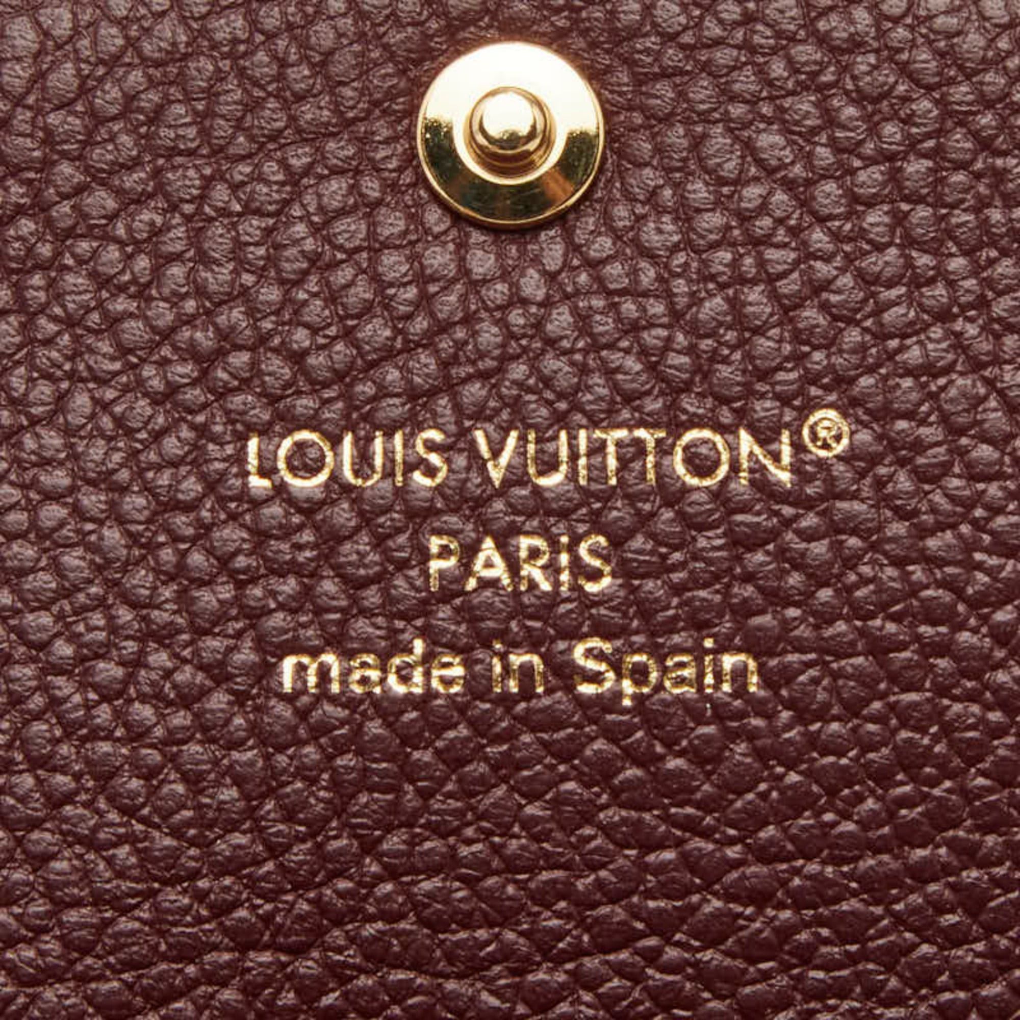 Louis Vuitton Louis Vuitton Monogram Empreinte Portemonnaie Rosalie Wallet/Coin Case/Card Holder/Business Card Case M25810 Grenadine Red Leather Women's LOUIS VUITTON Size ONE SIZE - 9 Thumbnail