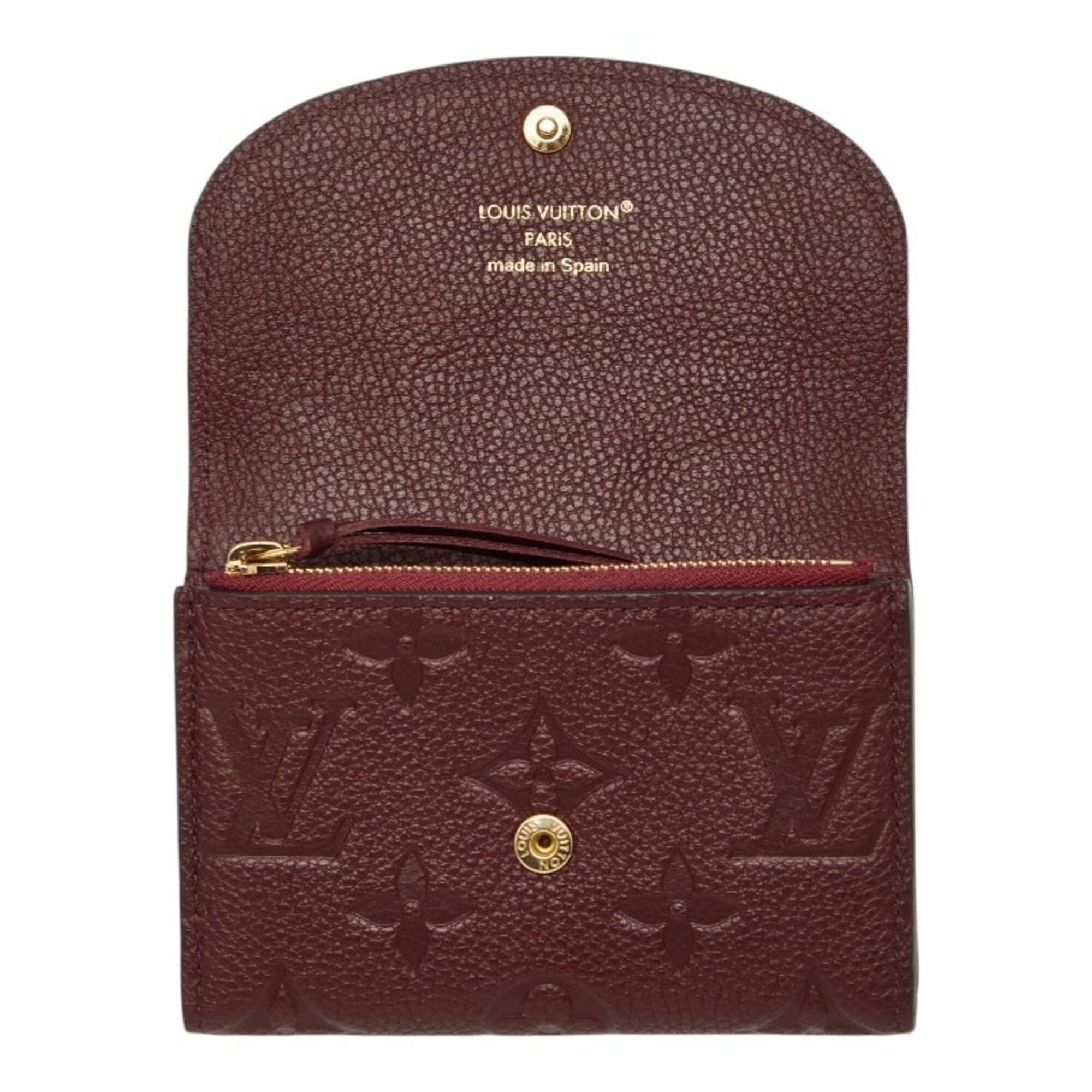 Louis Vuitton Louis Vuitton Monogram Empreinte Portemonnaie Rosalie Wallet/Coin Case/Card Holder/Business Card Case M25810 Grenadine Red Leather Women's LOUIS VUITTON Size ONE SIZE - 7 Thumbnail