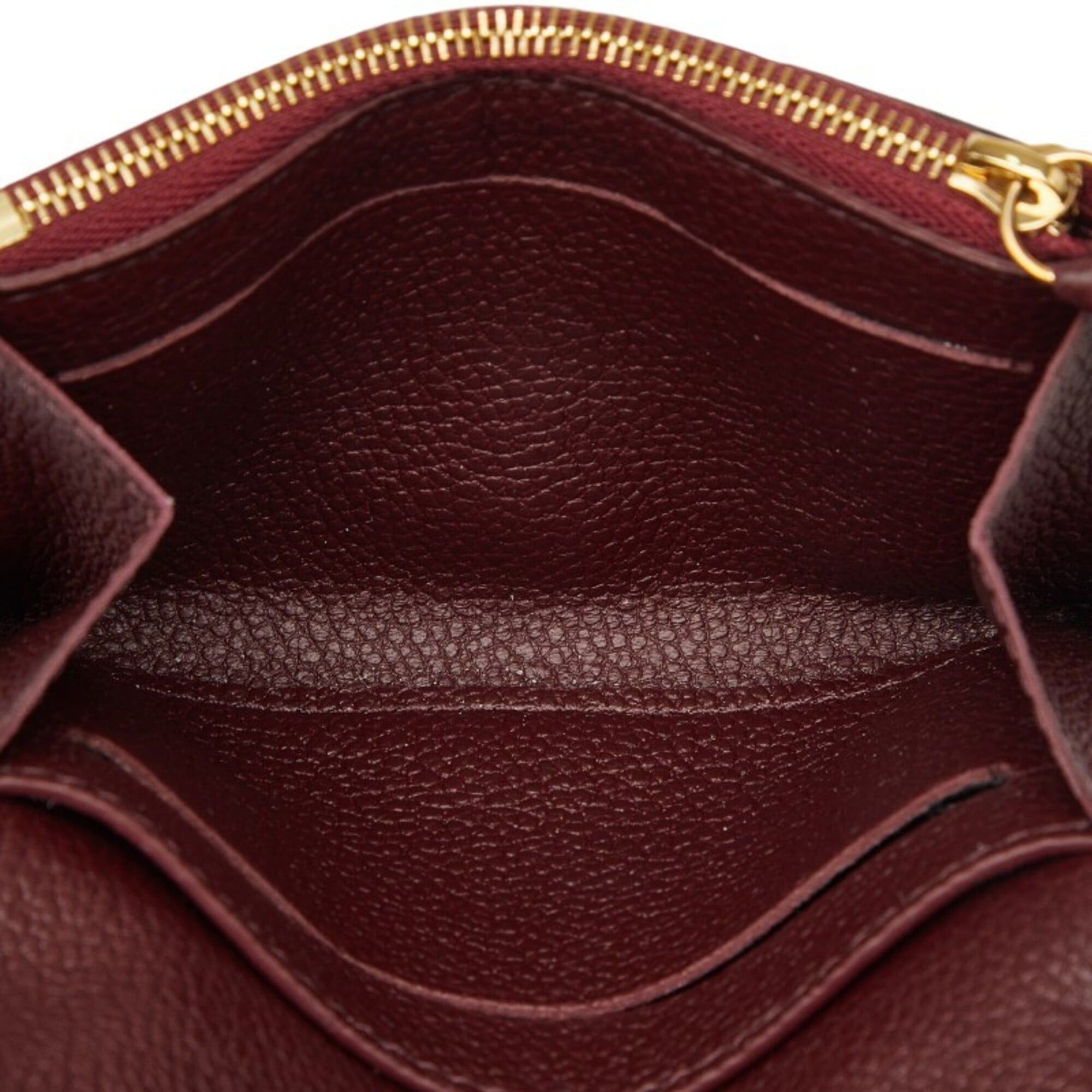 Louis Vuitton Louis Vuitton Monogram Empreinte Portemonnaie Rosalie Wallet/Coin Case/Card Holder/Business Card Case M25810 Grenadine Red Leather Women's LOUIS VUITTON Size ONE SIZE - 8 Thumbnail