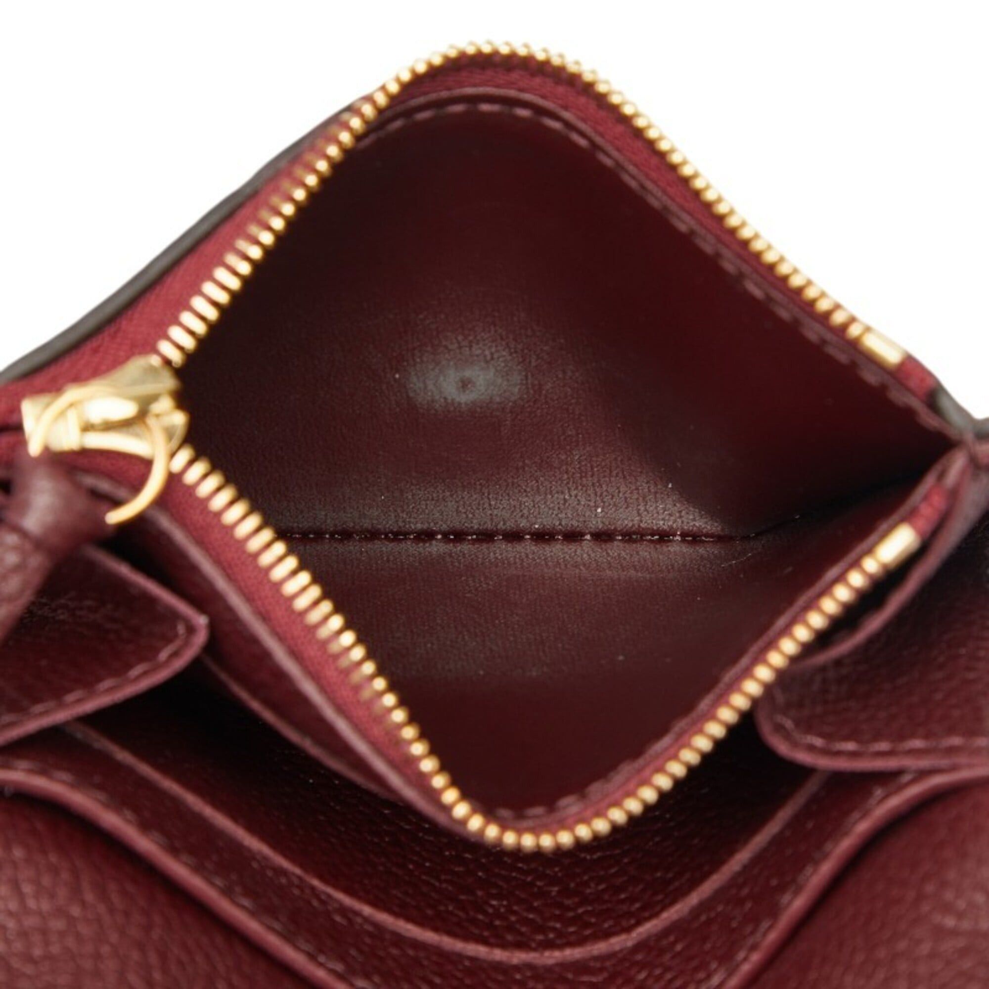 Louis Vuitton Louis Vuitton Monogram Empreinte Portemonnaie Rosalie Wallet/Coin Case/Card Holder/Business Card Case M25810 Grenadine Red Leather Women's LOUIS VUITTON Size ONE SIZE - 6 Thumbnail